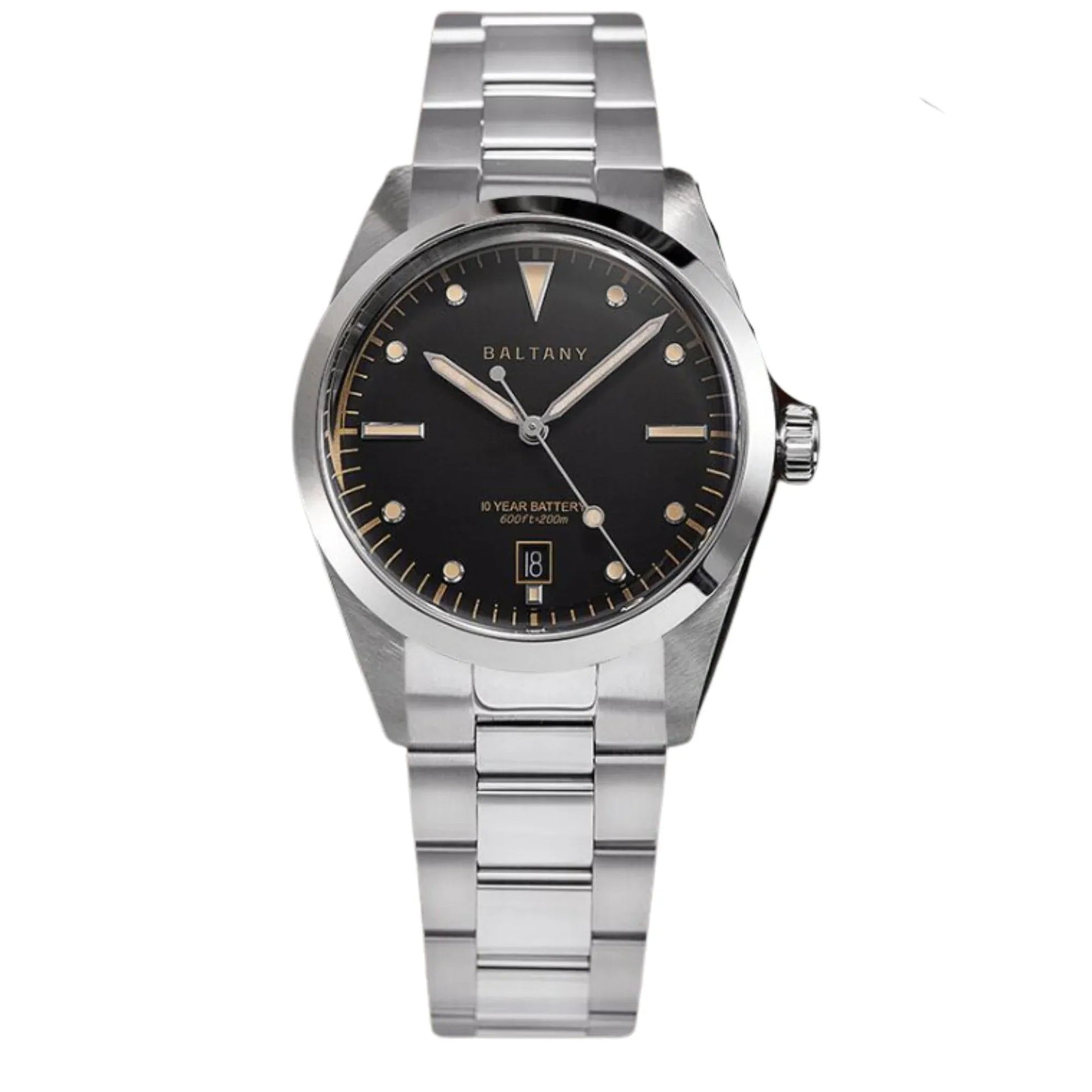 Baltany Quartz Explorer Homage Bracelet Watch S4041AB - Swiss movement - DREAM WATCHES