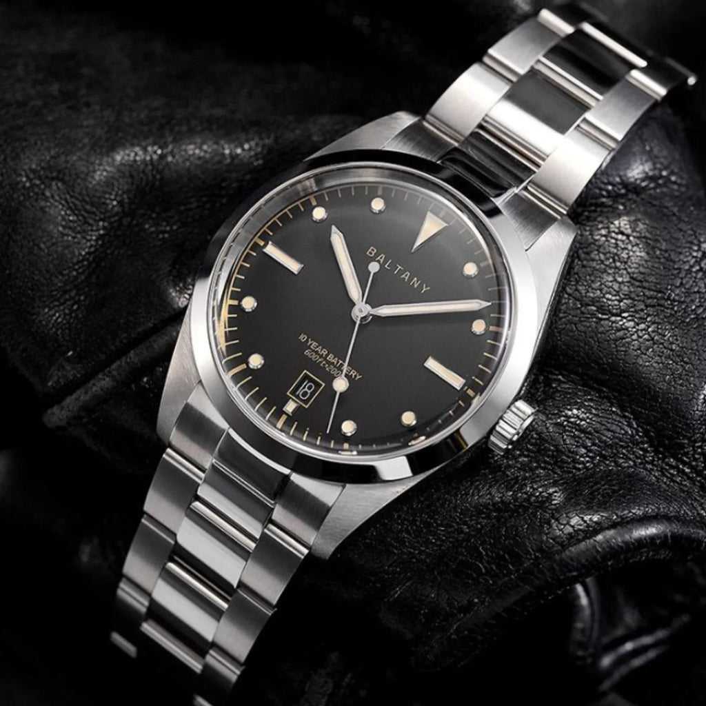 Baltany Quartz Explorer Homage Bracelet Watch S4041AB - Swiss movement - DREAM WATCHES