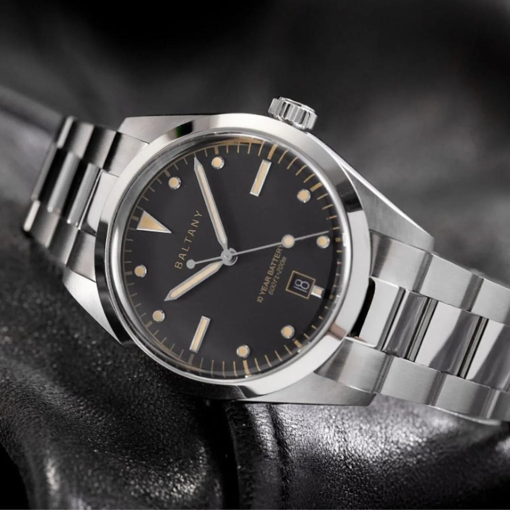 Baltany Quartz Explorer Homage Bracelet Watch S4041AB - Swiss movement - DREAM WATCHES