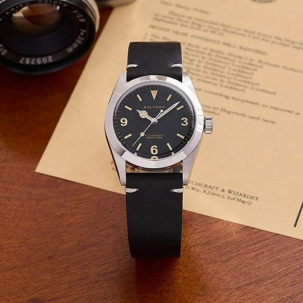 Baltany Retro 36mm Explorer Homage Watch S4066AB - DREAM WATCHES