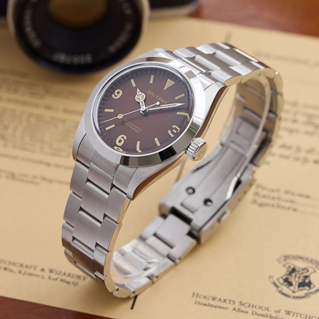 Baltany Retro 36mm Explorer Homage Watch S4066AB - DREAM WATCHES