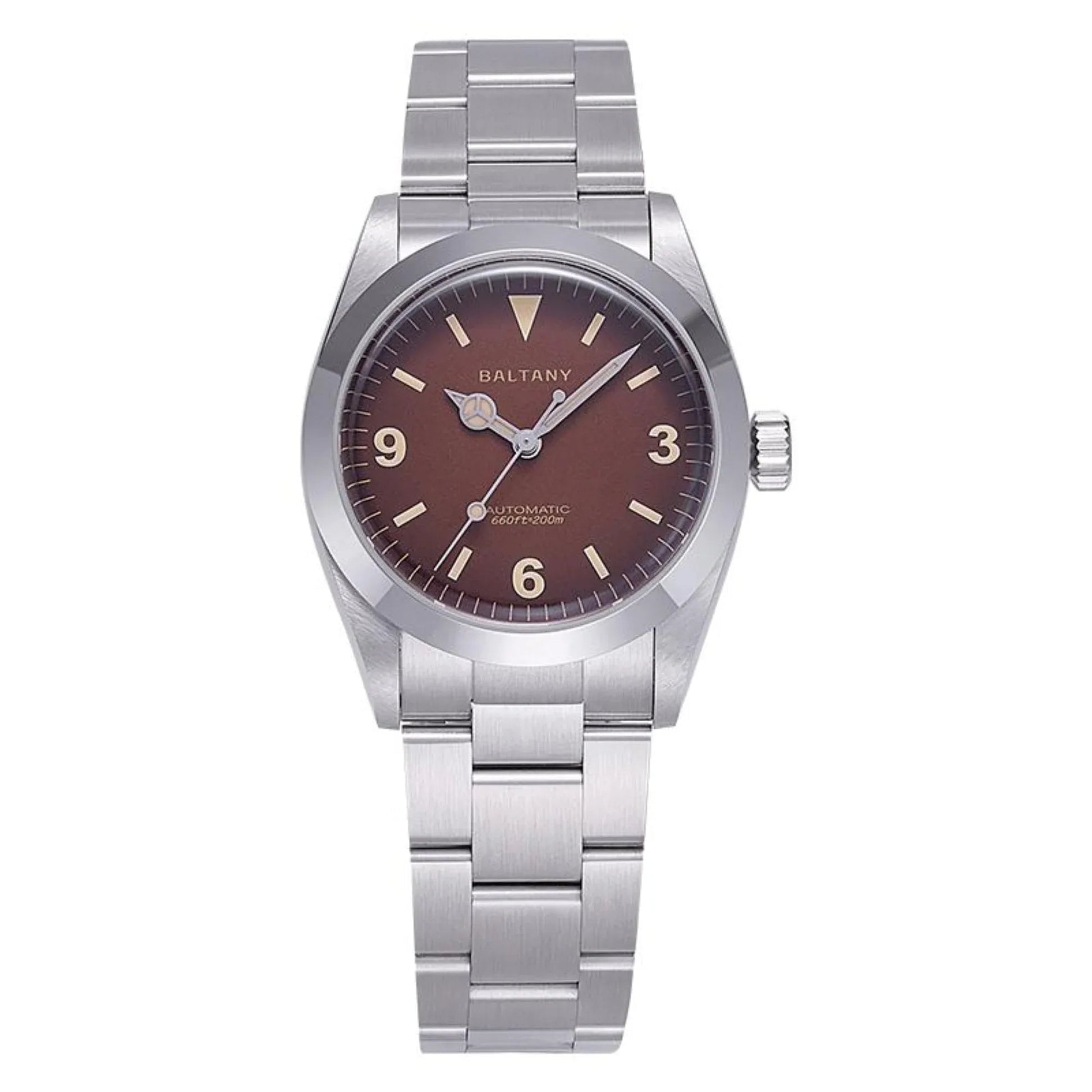 Baltany Retro 36mm Explorer Homage Watch S4066AB - DREAM WATCHES
