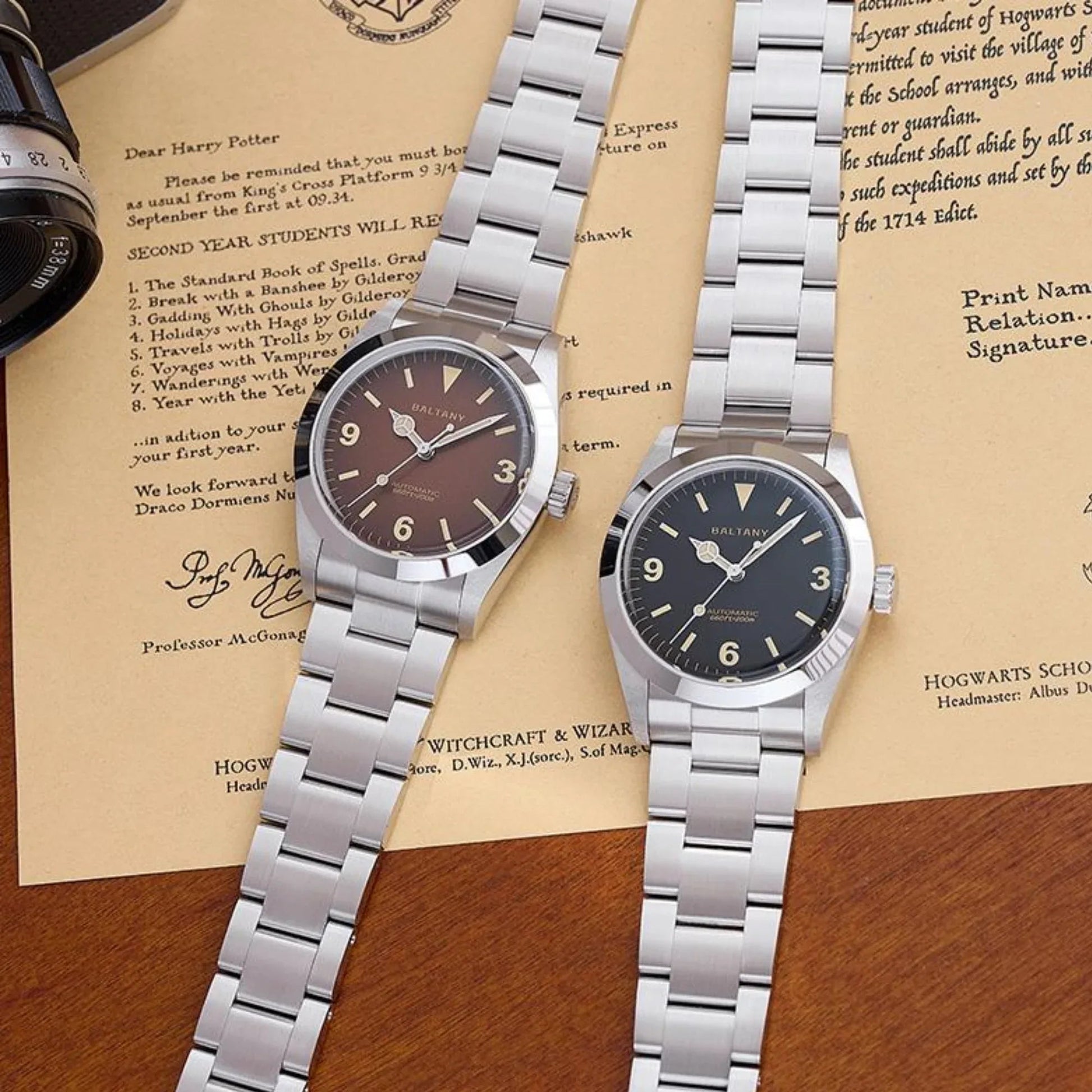 Baltany Retro 36mm Explorer Homage Watch S4066AB - DREAM WATCHES