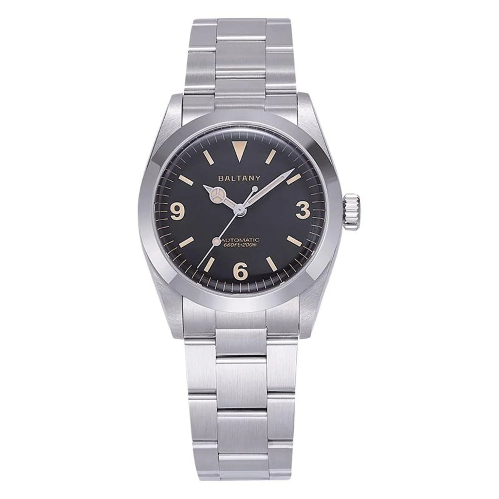 Baltany Retro 36mm Explorer Homage Watch S4066AB - DREAM WATCHES