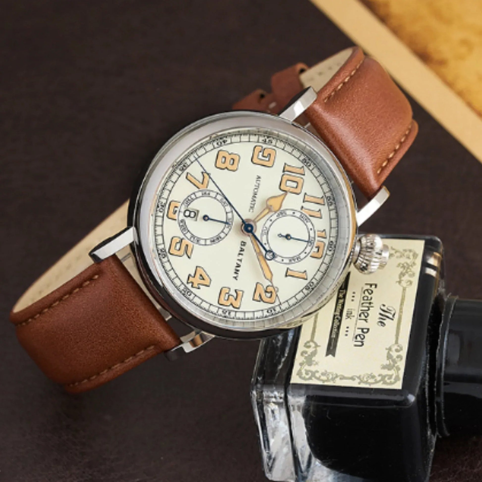 Baltany Type A7 1935 Avigating Homage Pilot Watch S6047 - DREAM WATCHES