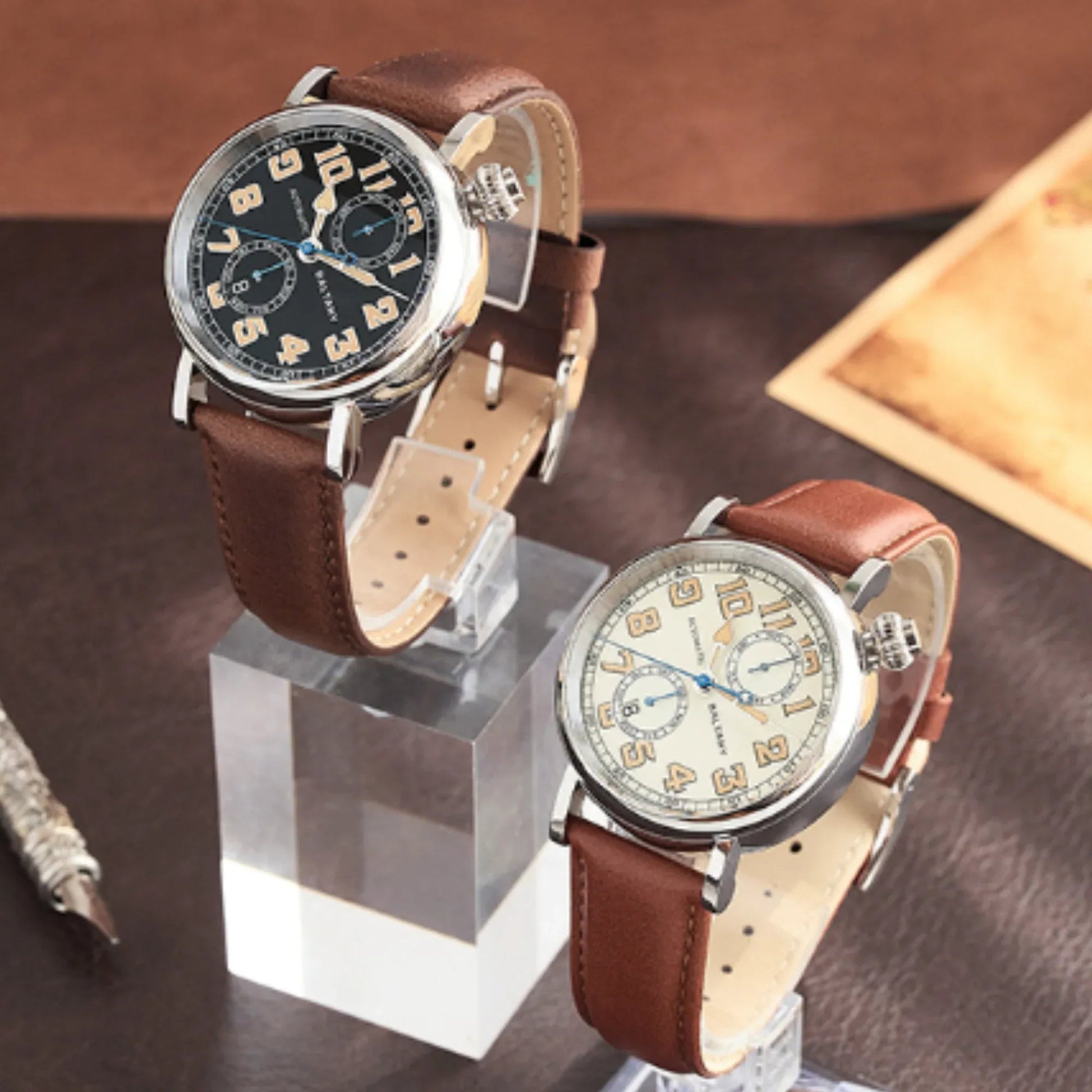 Baltany Type A7 1935 Avigating Homage Pilot Watch S6047 - DREAM WATCHES