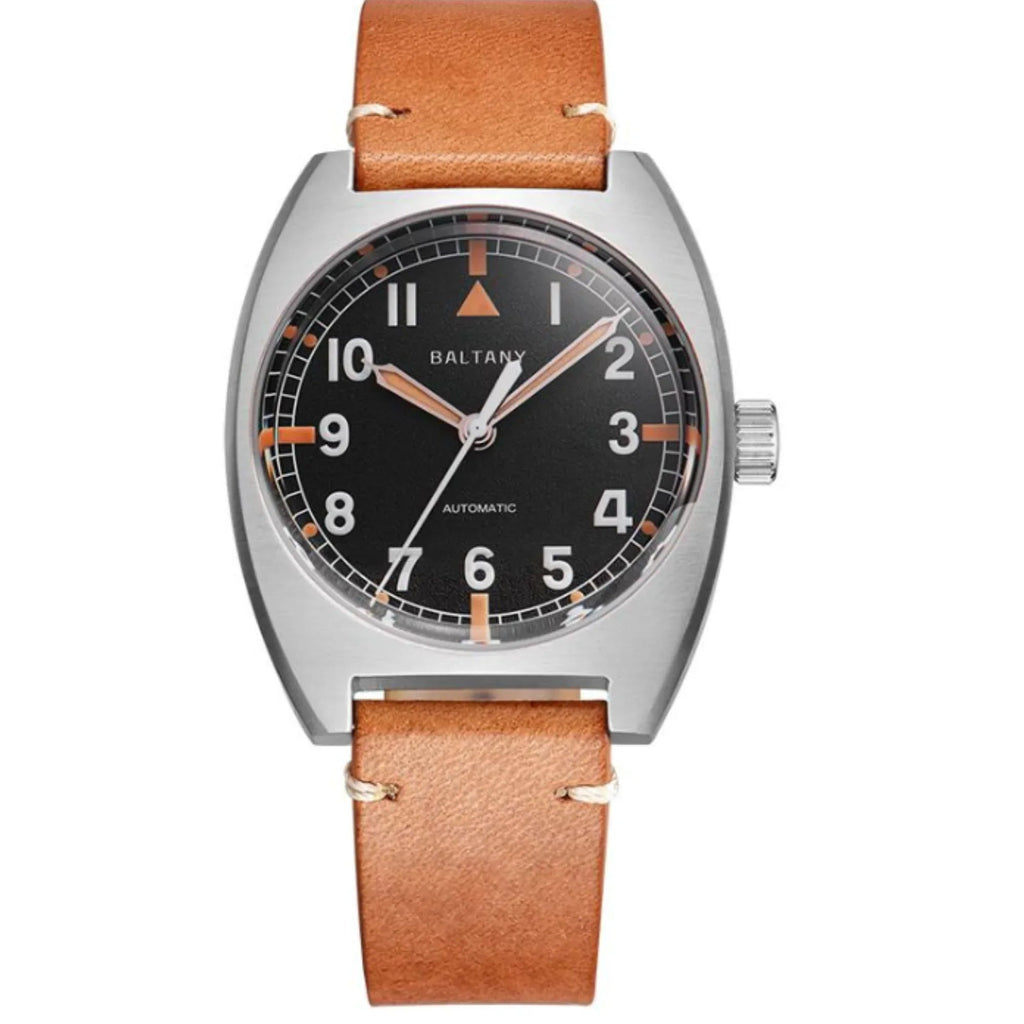 Baltany W10 Retro Military Pilot's Tonneau Watches S2001B - DREAM WATCHES