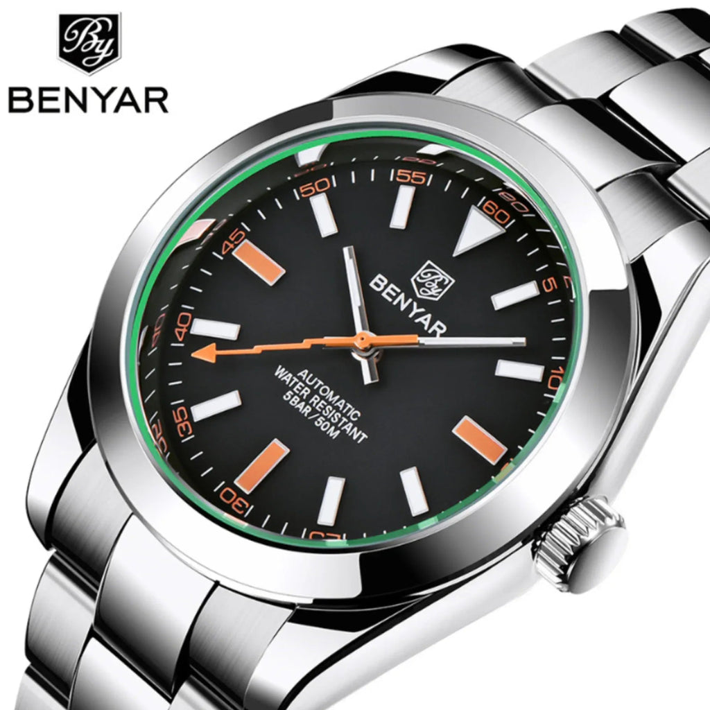 Benyar Latest BY-5176 Minimalistic Luxury Men Waterproof Fashion Watch - DREAM WATCHES