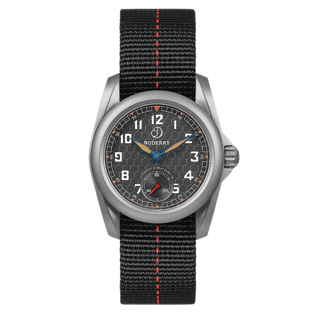 VOYAGER S72 – 72-Hour Power Reserve Titanium Automatic Field Watch, 100M Water Resistant | Grey