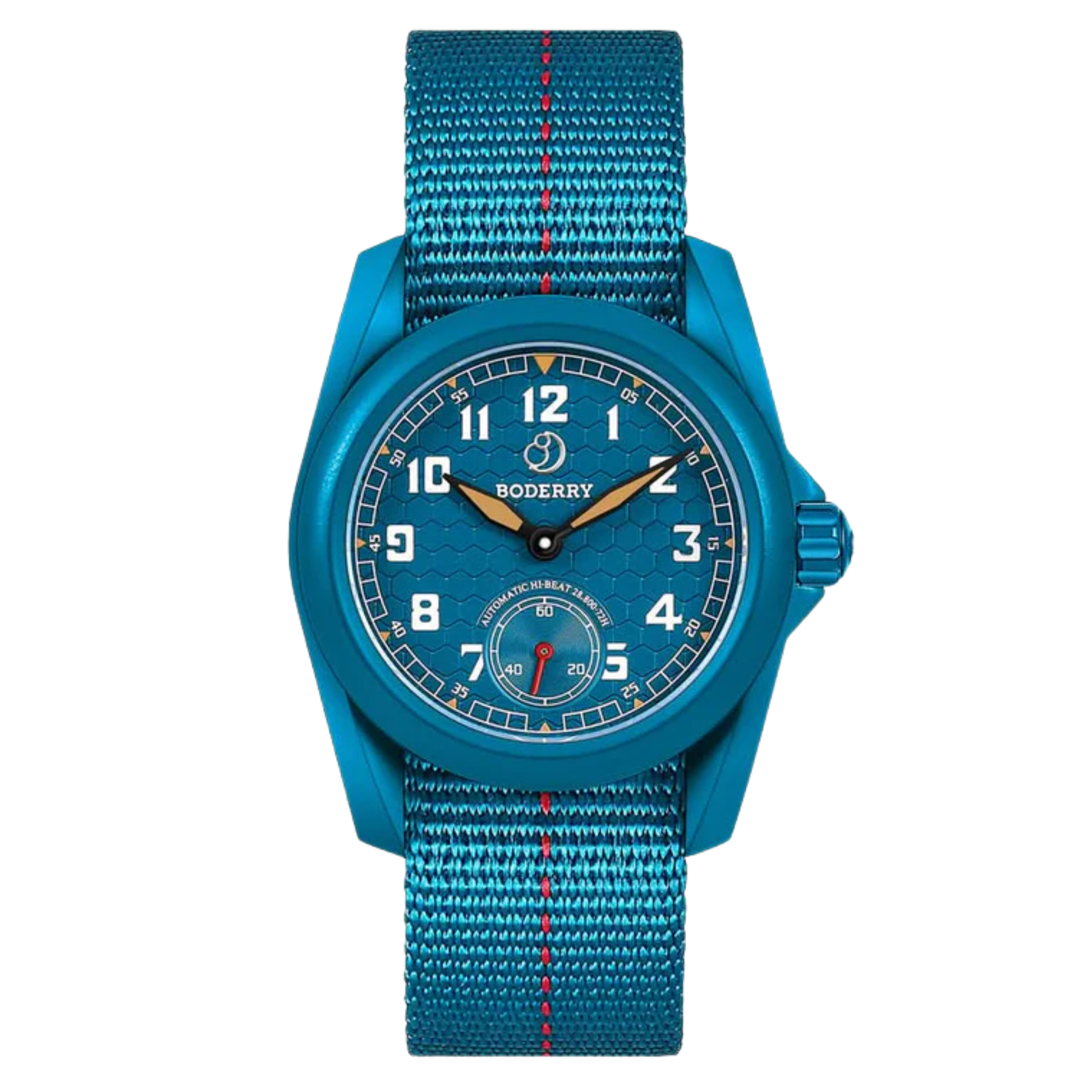 VOYAGER S72 – 72-Hour Power Reserve Titanium Automatic Field Watch, 100M Water Resistant | Blue