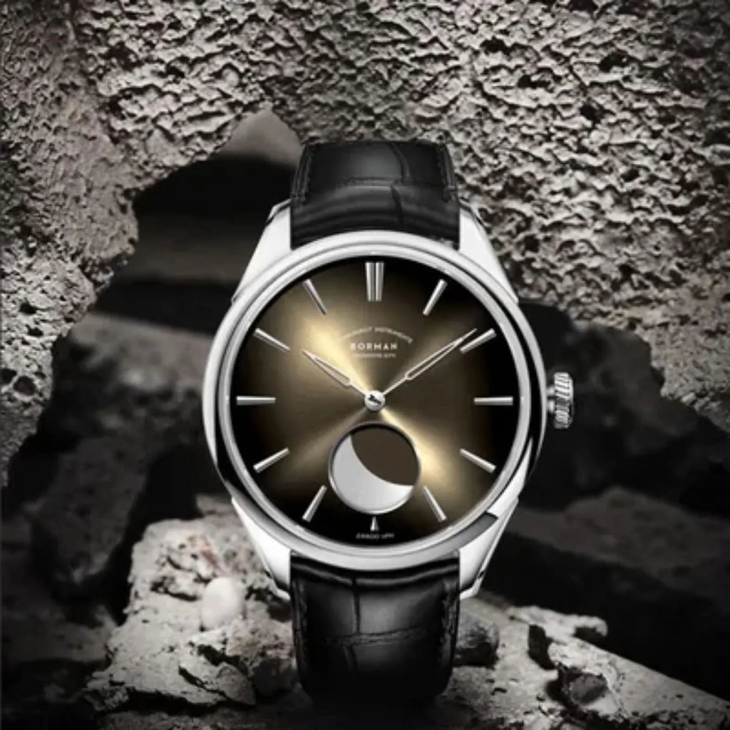 BORMAN Mens Automatic Watch with Moonphase - DREAM WATCHES