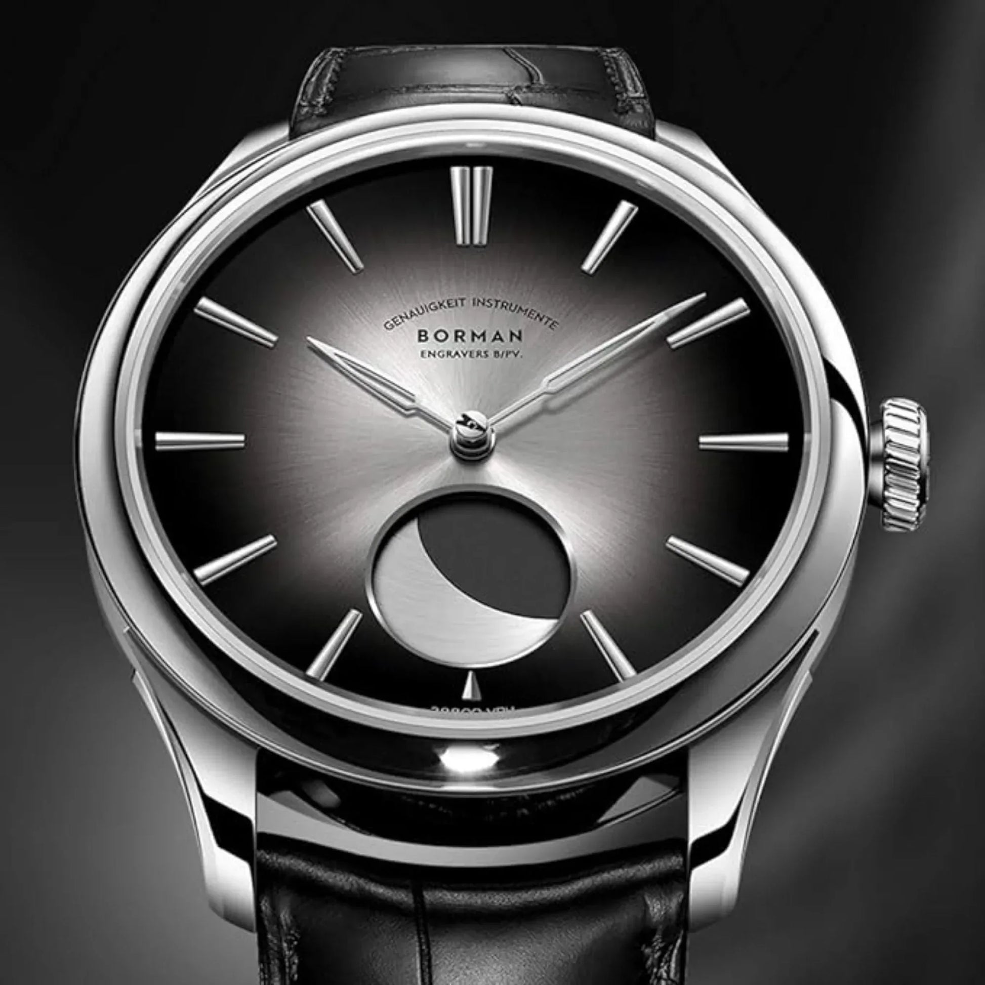BORMAN Mens Automatic Watch with Moonphase - DREAM WATCHES