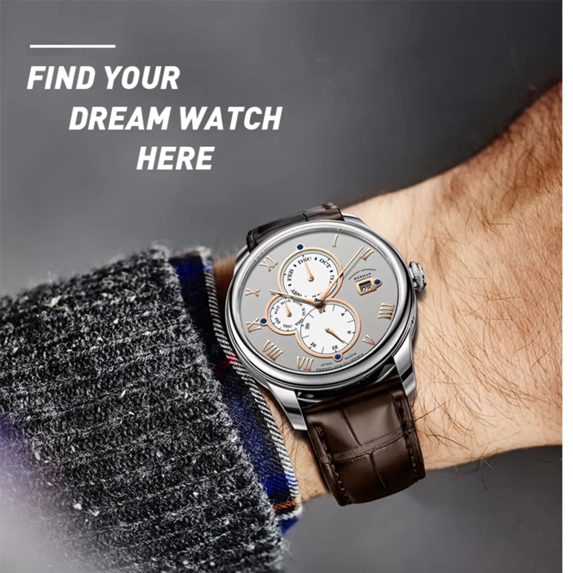 BORMAN New design Watches High Quality Men Designer Watch - BM18011 - DREAM WATCHES