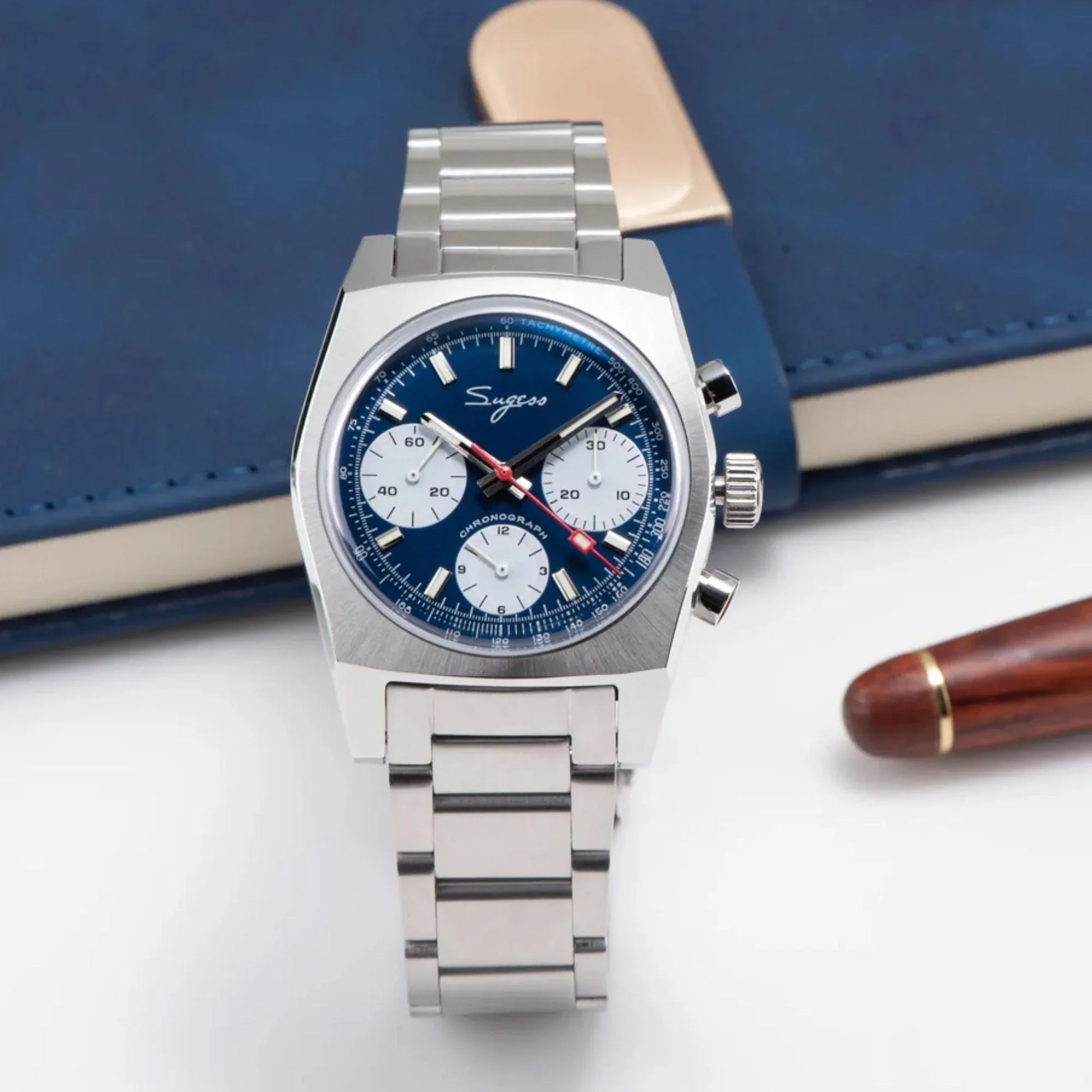 Chrono Heritage S419 Chronograph Blue Dial - DREAM WATCHES