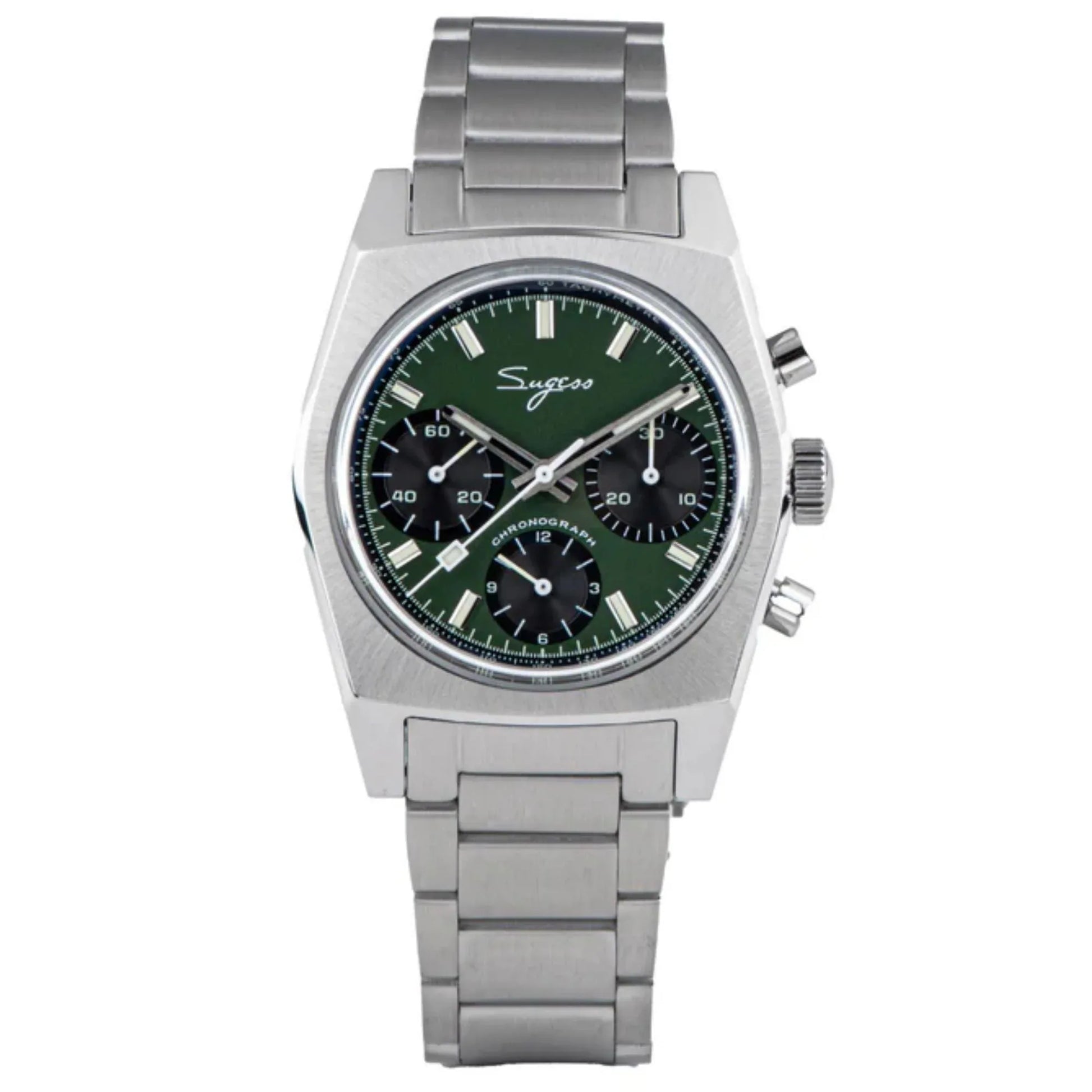 Chrono Heritage S419 Chronograph Green Dial - DREAM WATCHES