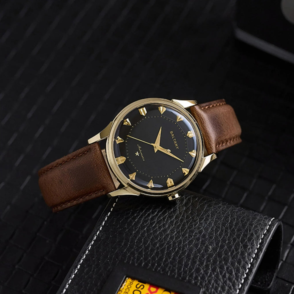 Classic Pie-Pan Dial Dog-leg Lugs Vintage Watch Remake S4090 - DREAM WATCHES
