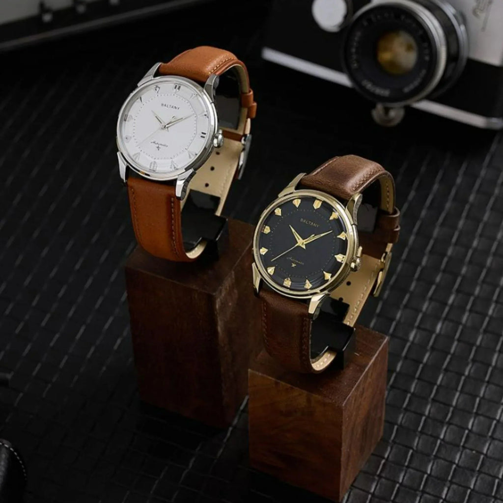 Classic Pie-Pan Dial Dog-leg Lugs Vintage Watch Remake S4090 - DREAM WATCHES