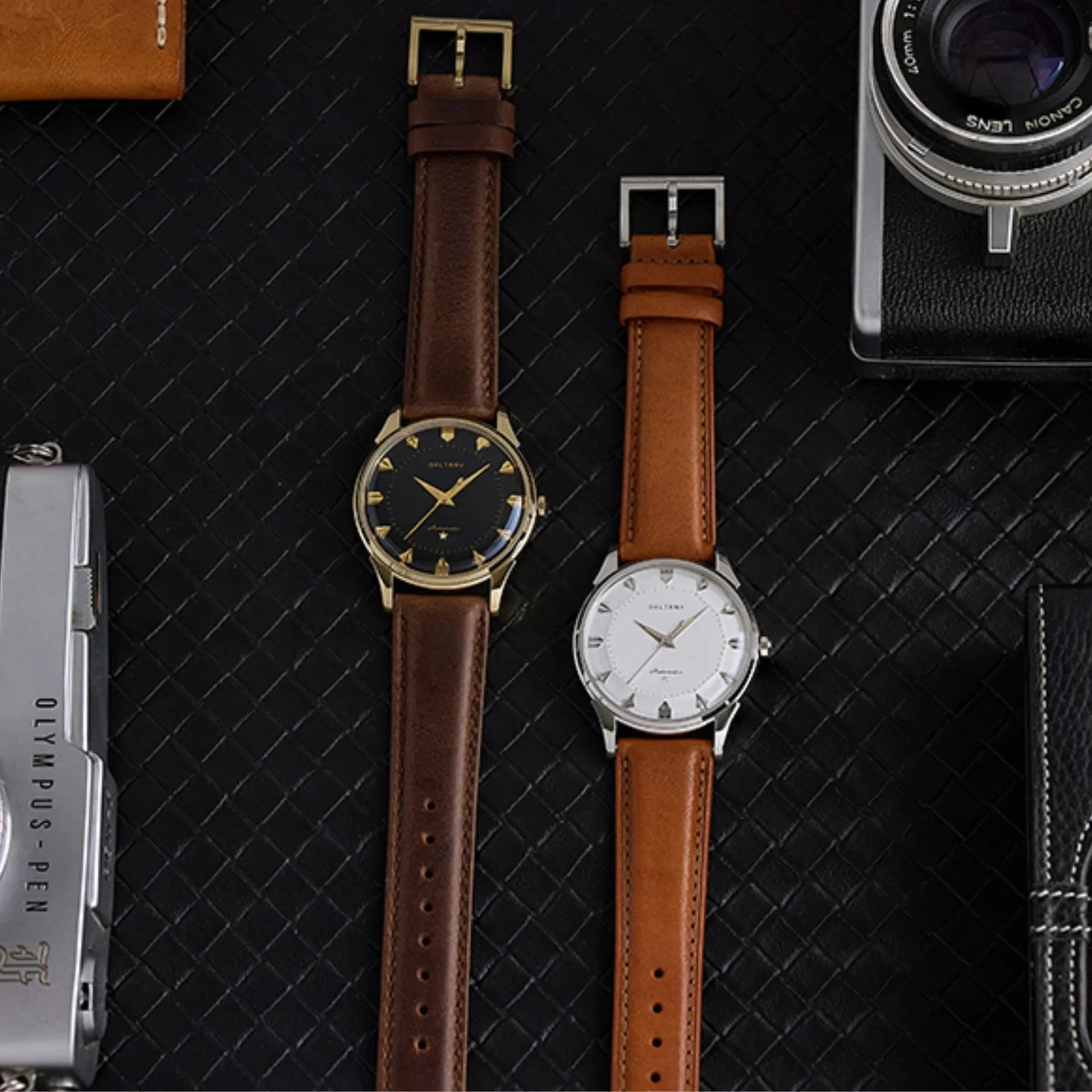 Classic Pie-Pan Dial Dog-leg Lugs Vintage Watch Remake S4090 - DREAM WATCHES