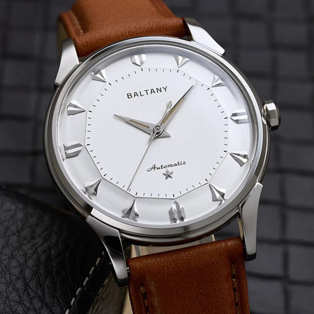 Classic Pie-Pan Dial Dog-leg Lugs Vintage Watch Remake S4090 - DREAM WATCHES