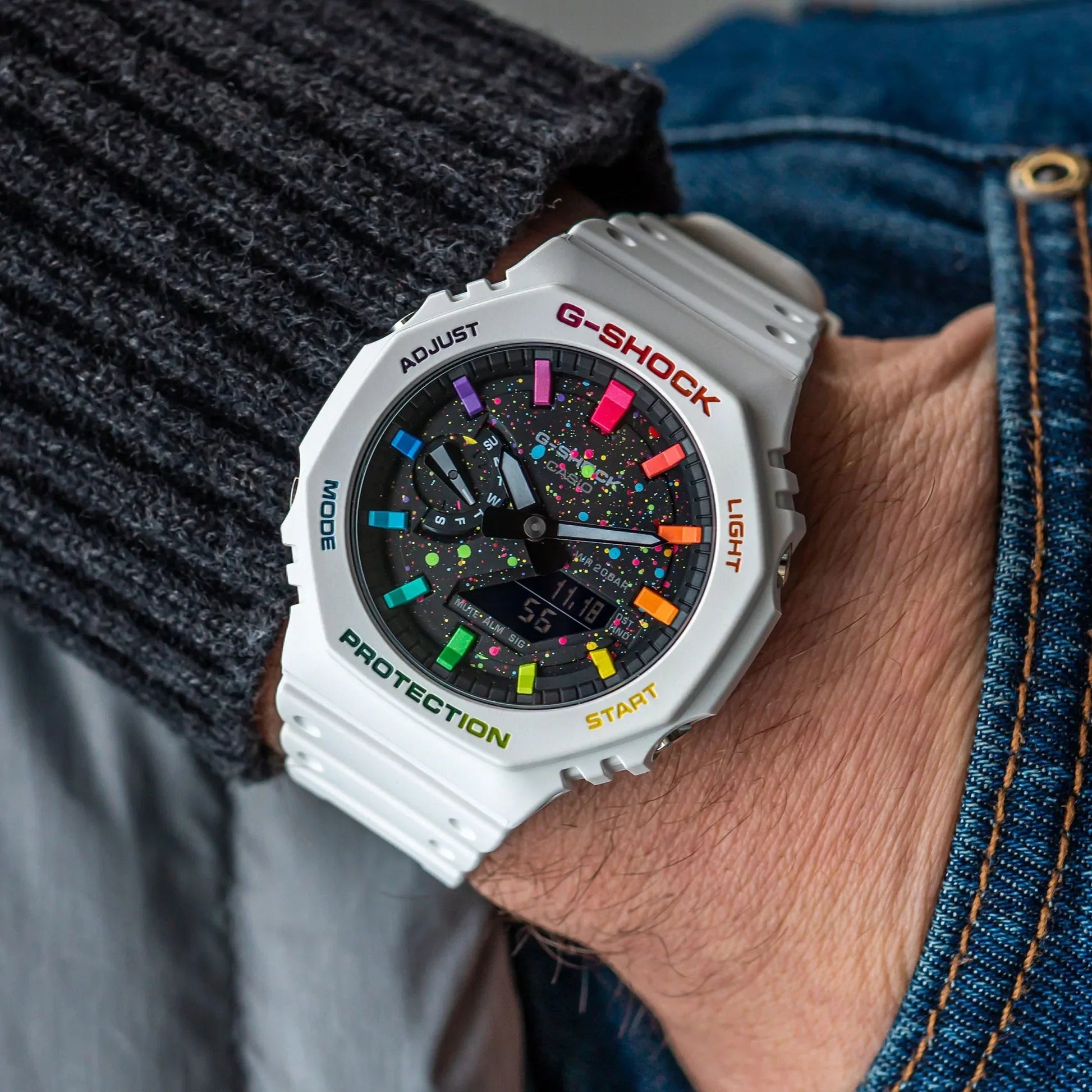 Colourful Backplate for the GA-2100/ B2100 "CASIOAK" (Incl. Installation) - DREAM WATCHES