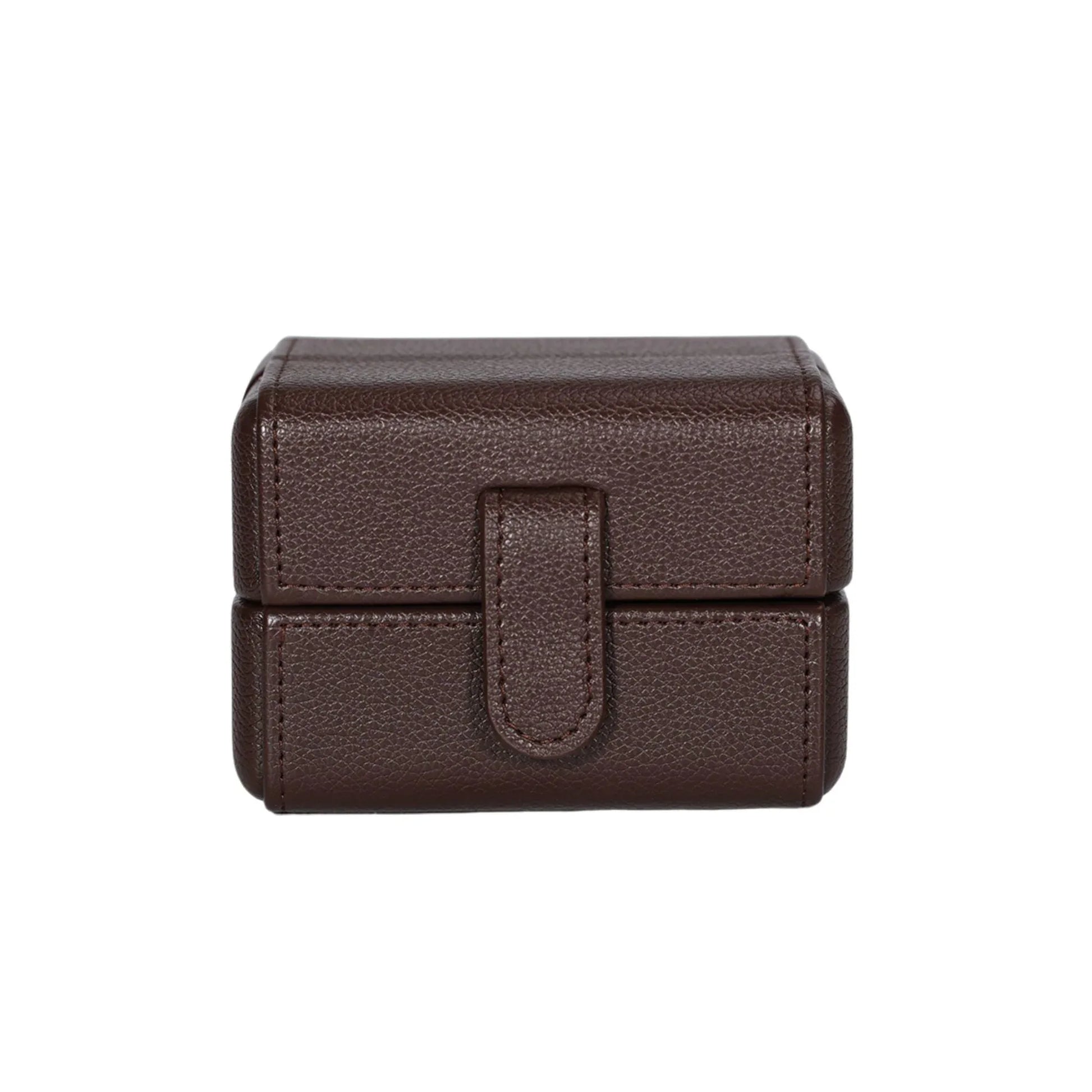 Dream Watches Premium Double Folding Leather Watch Case | Removable Cushion | Dual Shade | Suede Lined - DREAM WATCHES