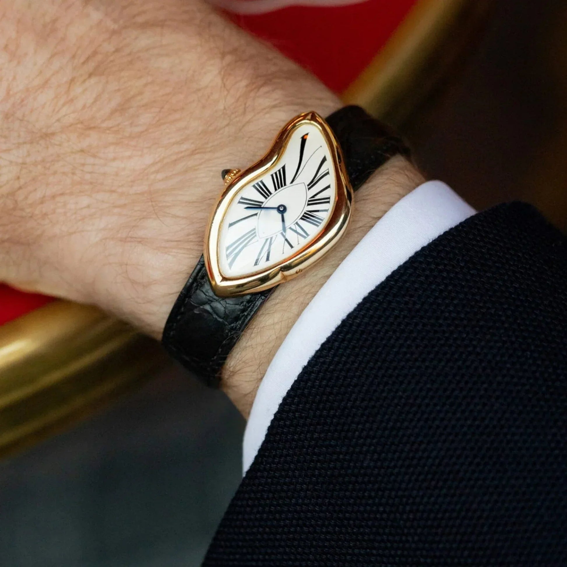 Dream Watches Special Edition 'Crash' Iconic Dress Watch with Sapphire Crystal - Golden - DREAM WATCHES