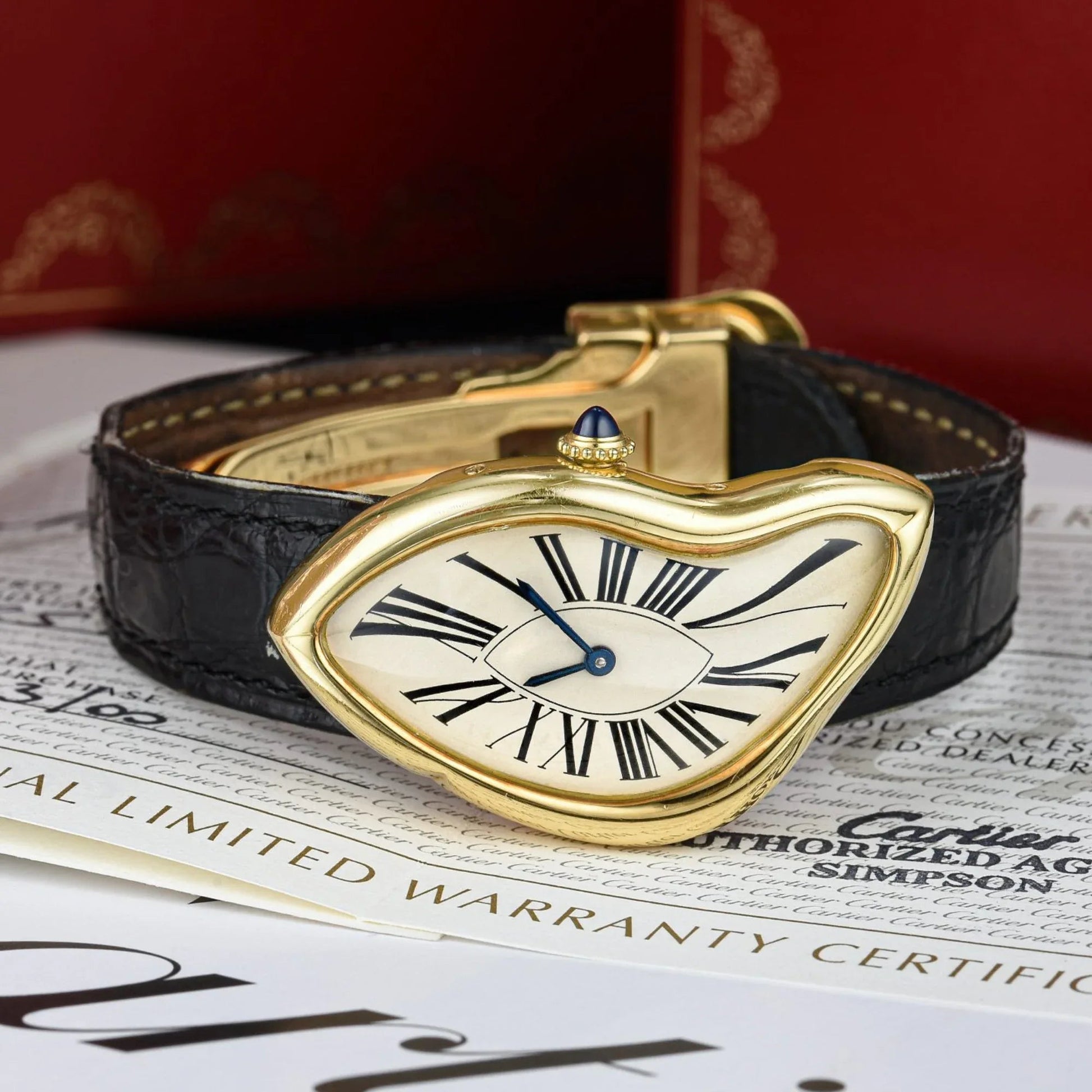 Dream Watches Special Edition 'Crash' Iconic Dress Watch with Sapphire Crystal - Golden - DREAM WATCHES