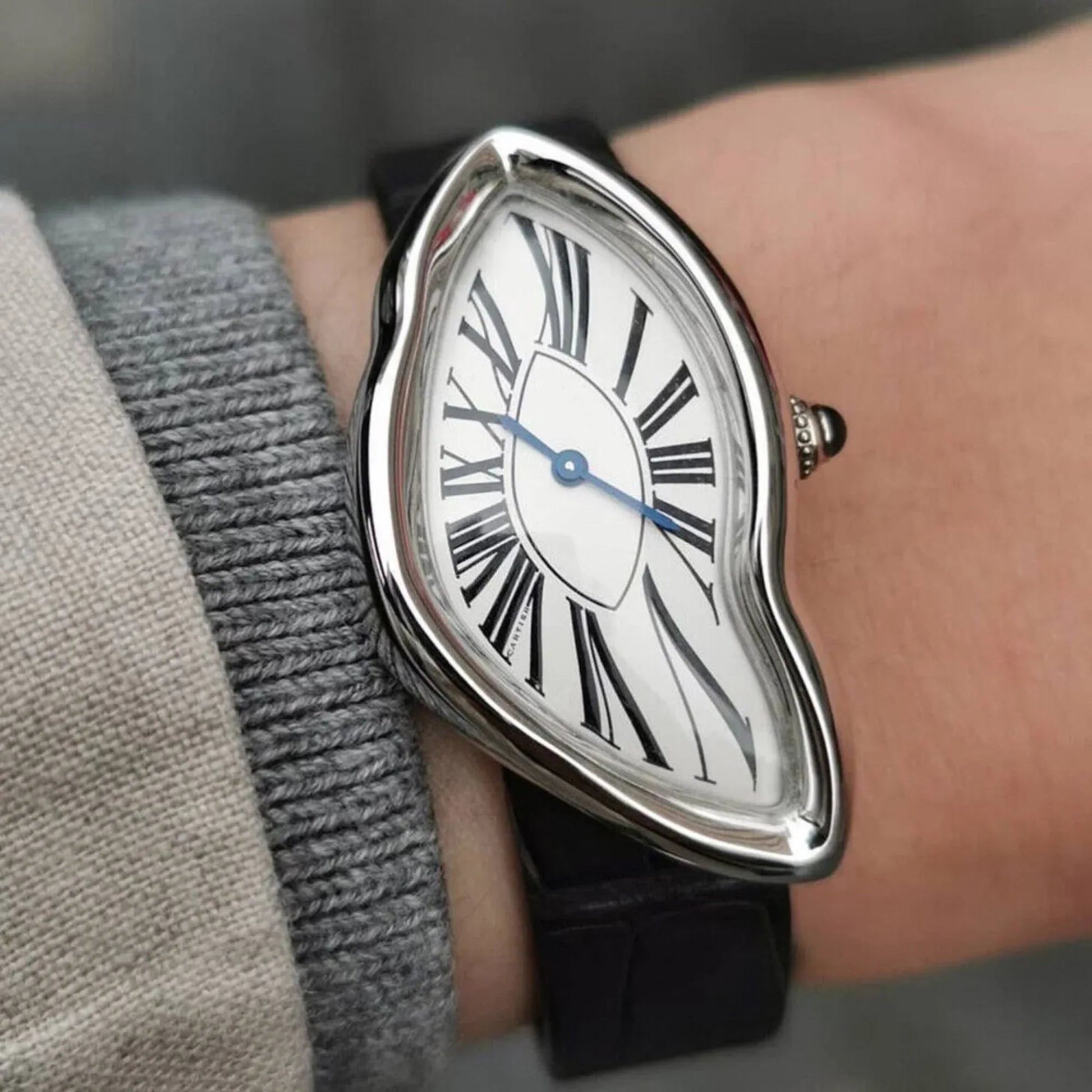Dream Watches Special Edition 'Crash' Iconic Dress Watch with Sapphire Crystal - Silver - DREAM WATCHES