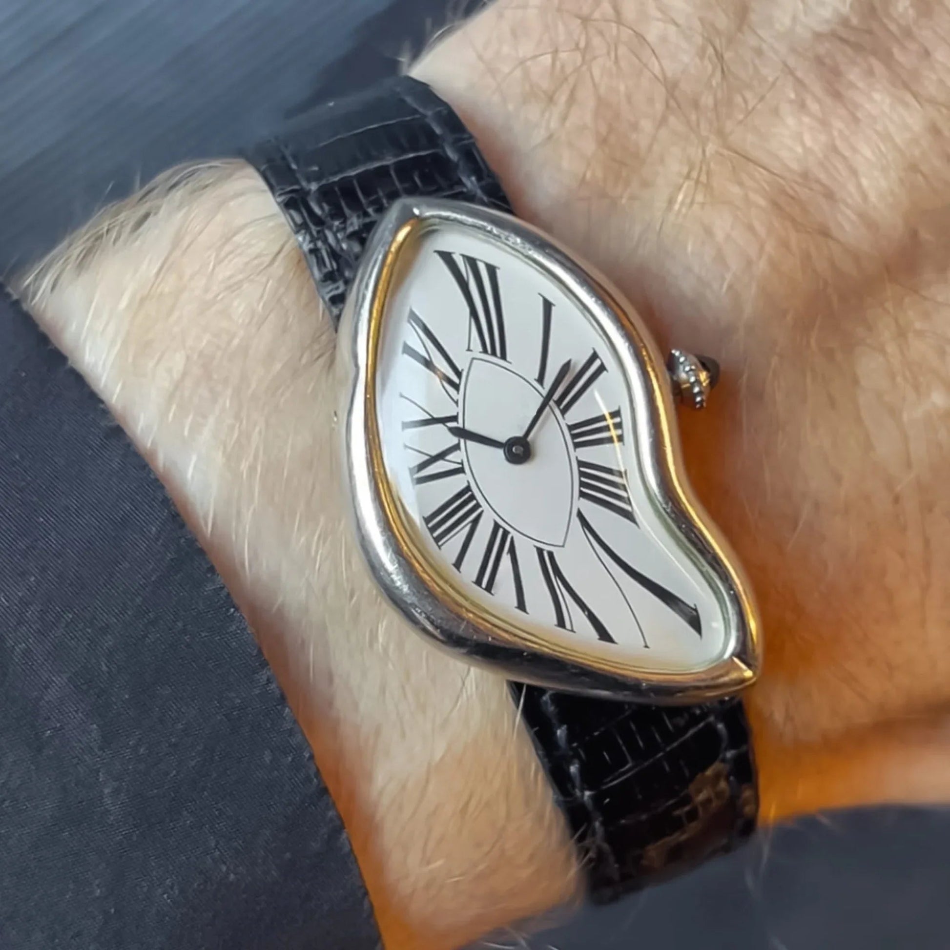 Dream Watches Special Edition 'Crash' Iconic Dress Watch with Sapphire Crystal - Silver - DREAM WATCHES