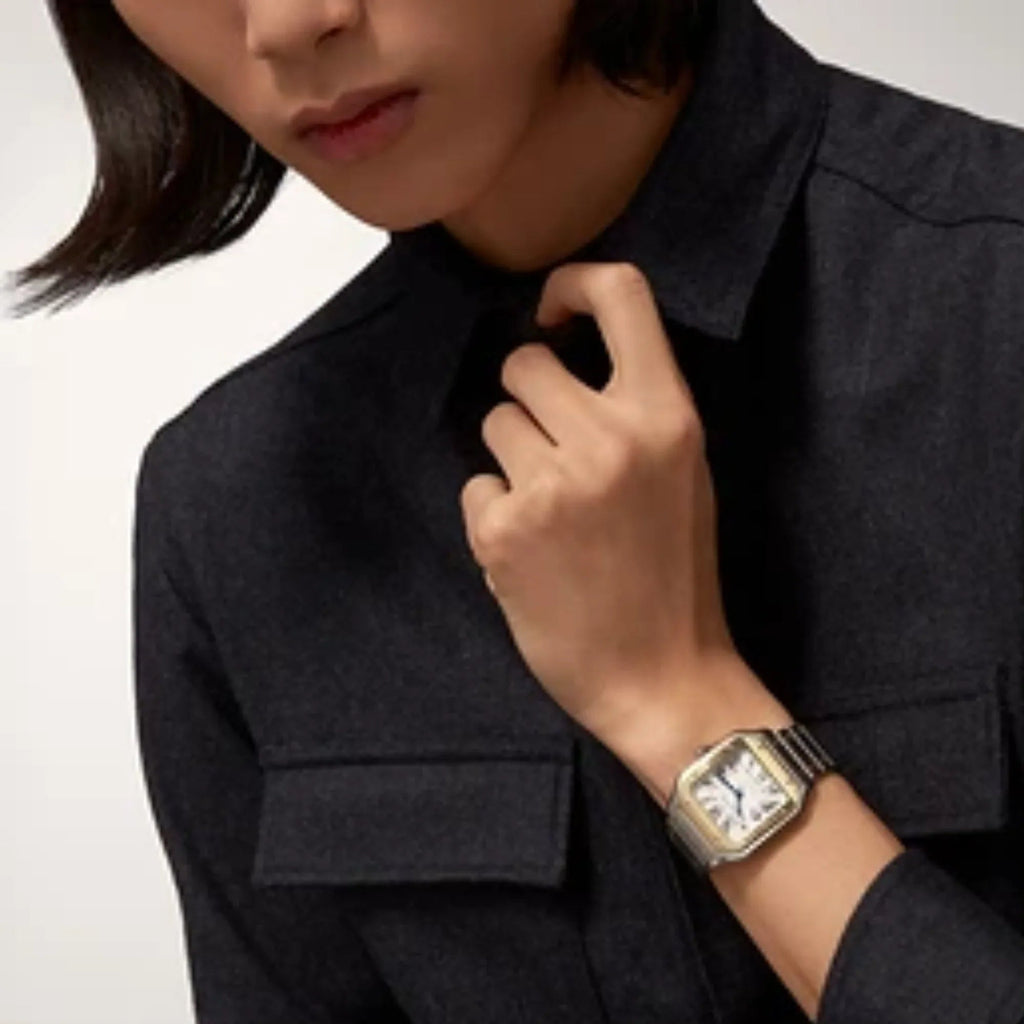 Dream Watches Special Edition Homage Luxury with Japanese NH-35 Automatic Movement wrist watch Unisex - Silver/ Golden Bezel - DREAM WATCHES