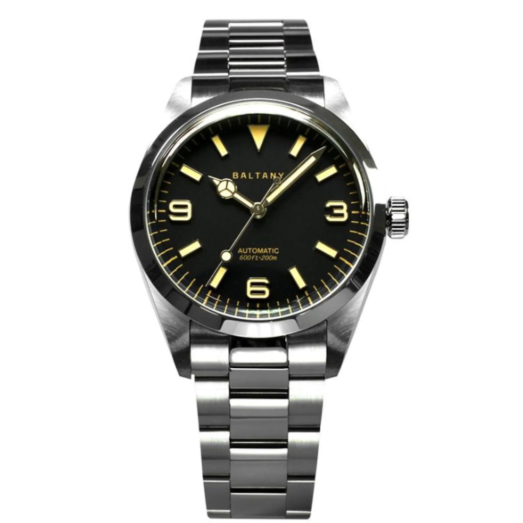 Explorer Tribute Steel Bracelet with Seiko NH-38 Movement S4035AB - DREAM WATCHES