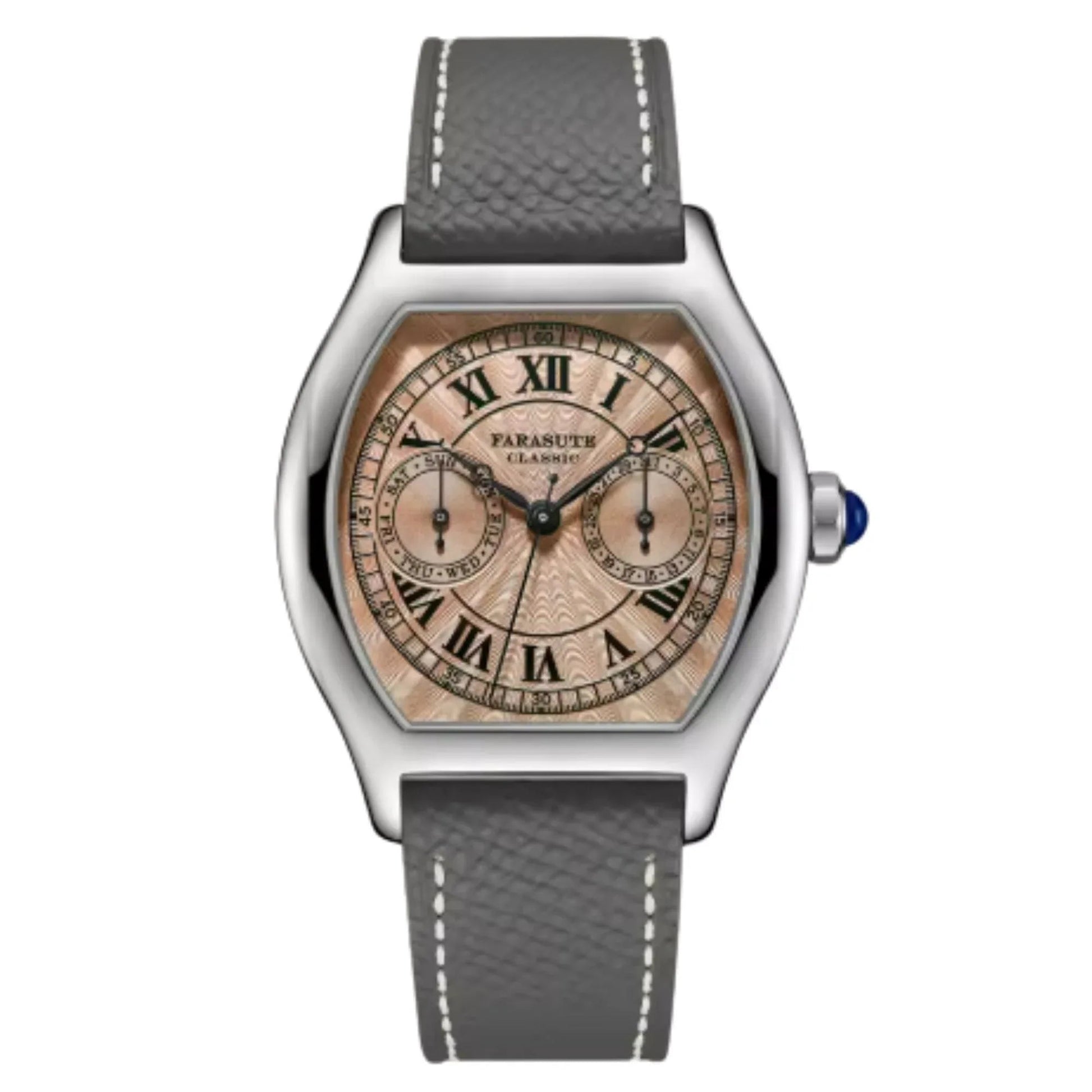 FARASUTE 36mm Luxury Retro with Seiko VH64 Movement sapphire Crystal - DREAM WATCHES