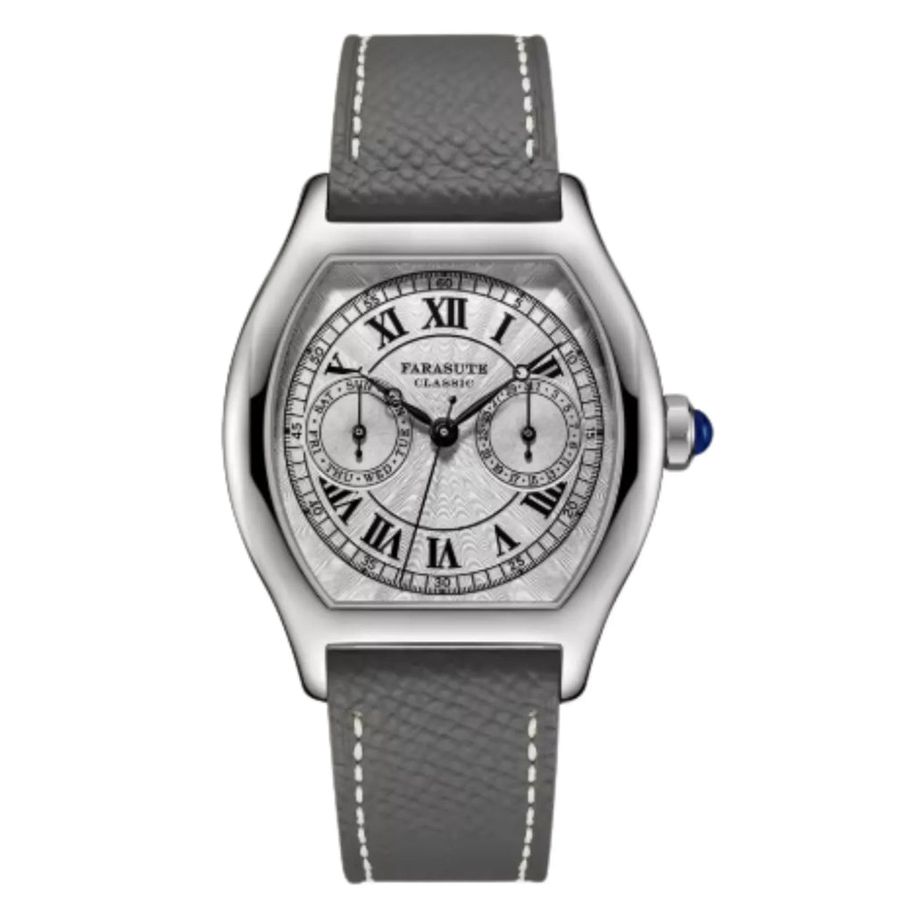 FARASUTE 36mm Luxury Retro with Seiko VH64 Movement sapphire Crystal - DREAM WATCHES