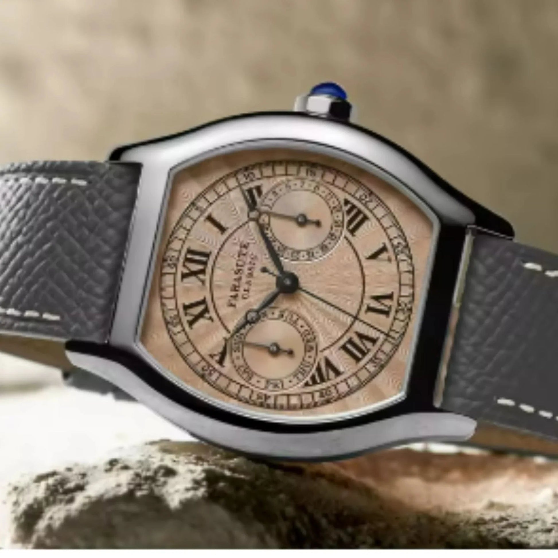 FARASUTE 36mm Luxury Retro with Seiko VH64 Movement sapphire Crystal - DREAM WATCHES