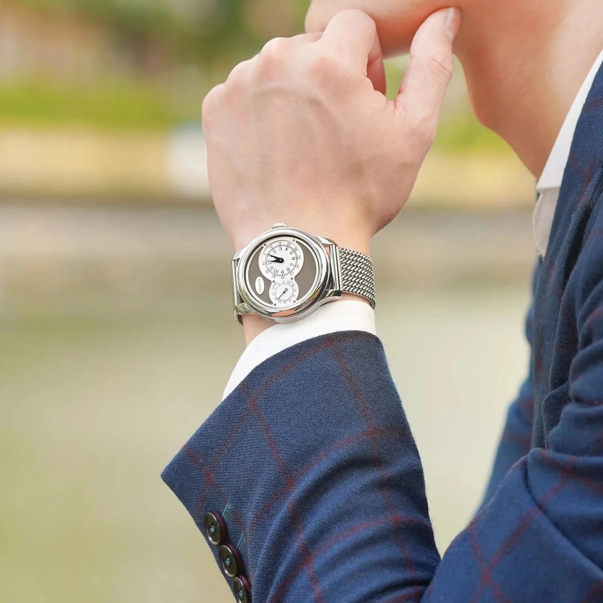 FARASUTE Automatic Wristwatch with custom movement - Anthracite - DREAM WATCHES