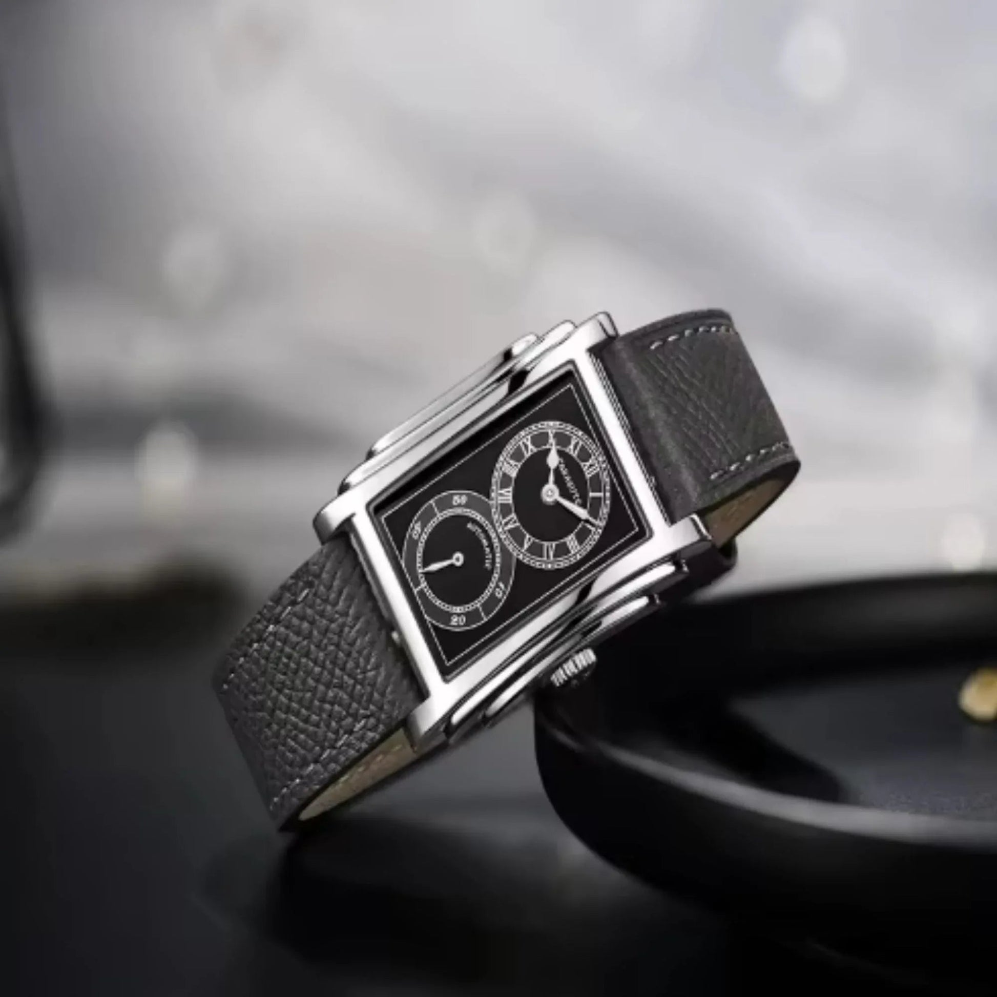 FARASUTE Men Automatic Watch Luxury Watches Rectangle Mechanical Wristwatch Sapphire crystal with Small Second Dial - DREAM WATCHES