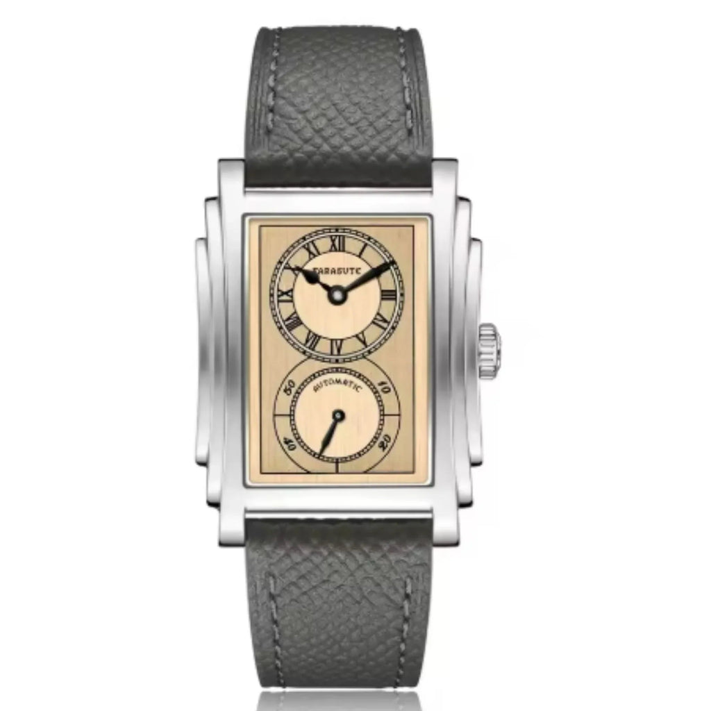 FARASUTE Men Automatic Watch Luxury Watches Rectangle Mechanical Wristwatch Sapphire crystal with Small Second Dial - DREAM WATCHES