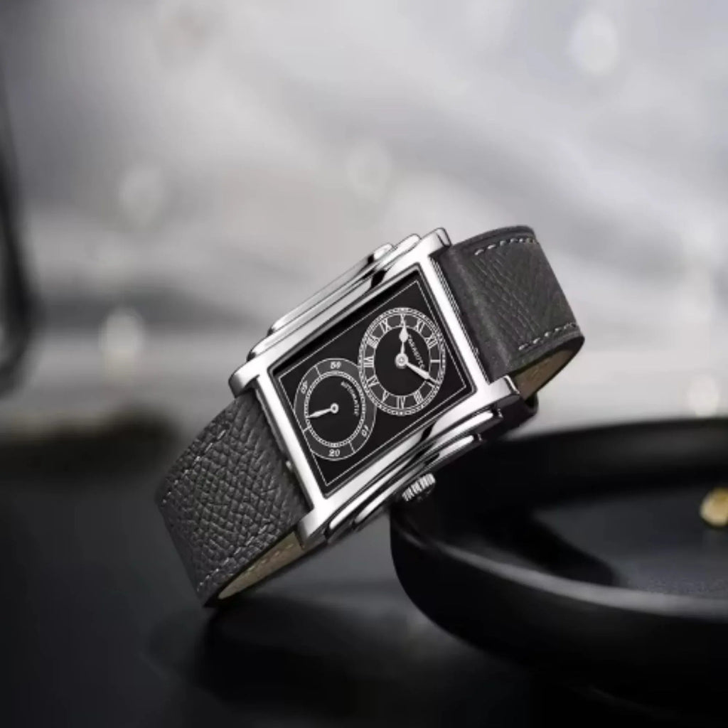 FARASUTE Men Automatic Watch Luxury Watches Rectangle Mechanical Wristwatch Sapphire crystal with Small Second Dial - DREAM WATCHES