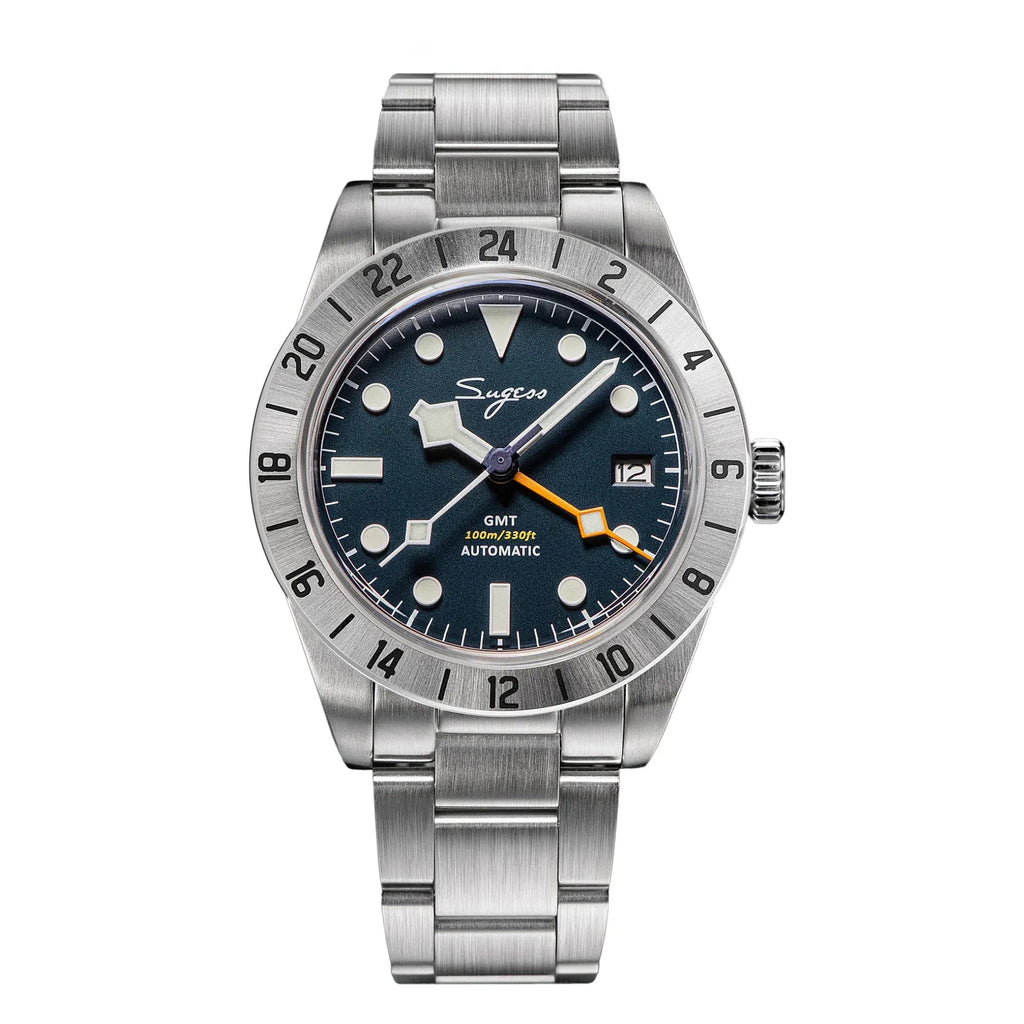 Heritage S431 BB GMT (Seiko NH34 GMT movement) - Blue - DREAM WATCHES