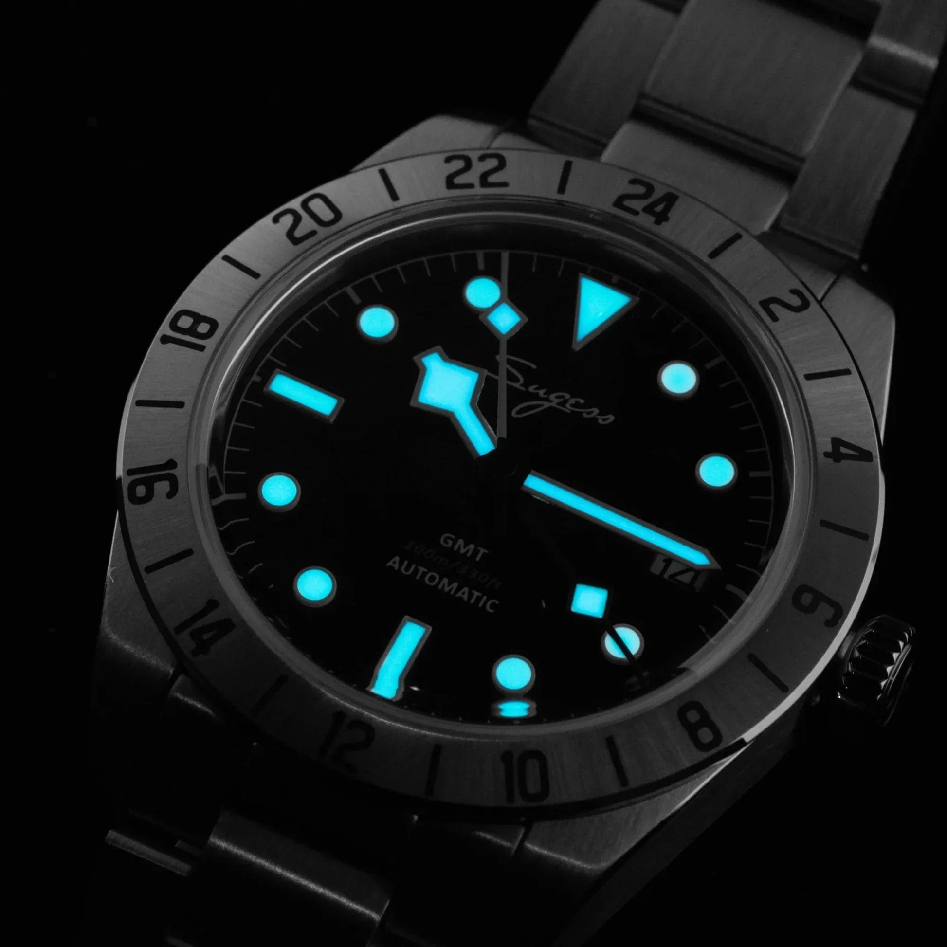 Heritage S431 BB GMT (Seiko NH34 GMT movement) - Blue - DREAM WATCHES
