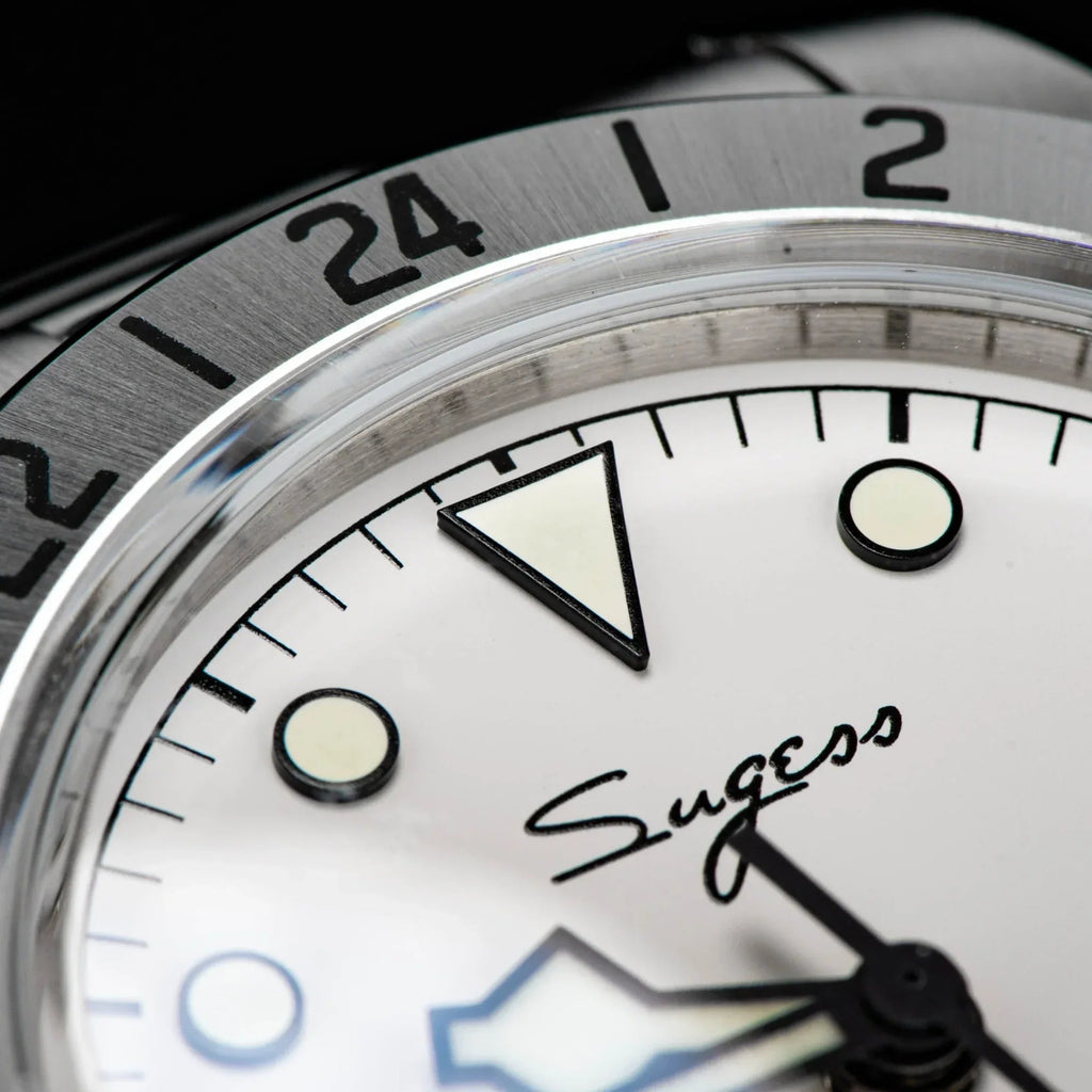 Heritage S431 BB GMT (Seiko NH34 GMT movement) - White - DREAM WATCHES