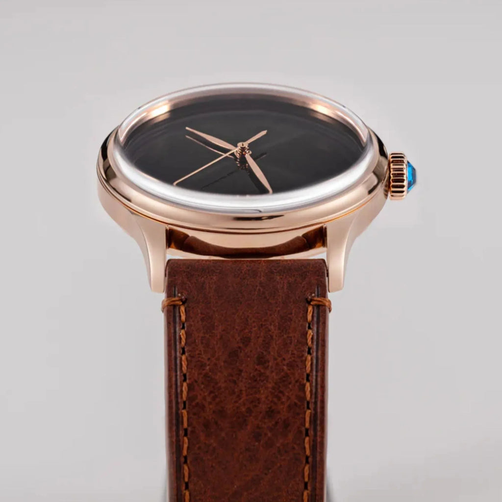 Heritage S455 Black Dial Rose Gold Automatic - DREAM WATCHES