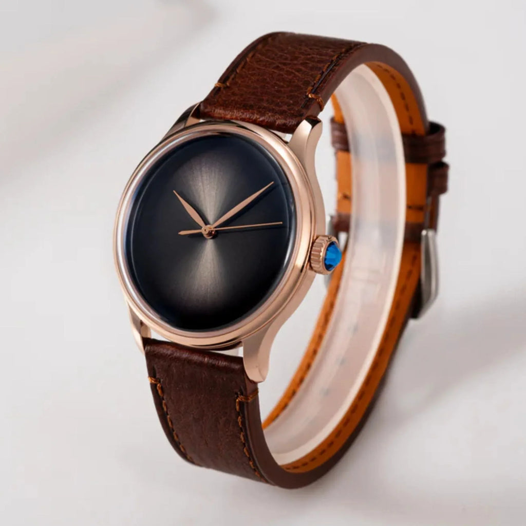 Heritage S455 Black Dial Rose Gold Automatic - DREAM WATCHES