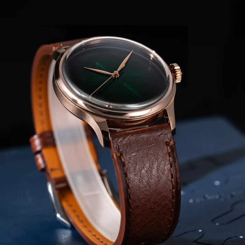 Heritage S455 Green Dial Rose Gold Automatic - DREAM WATCHES