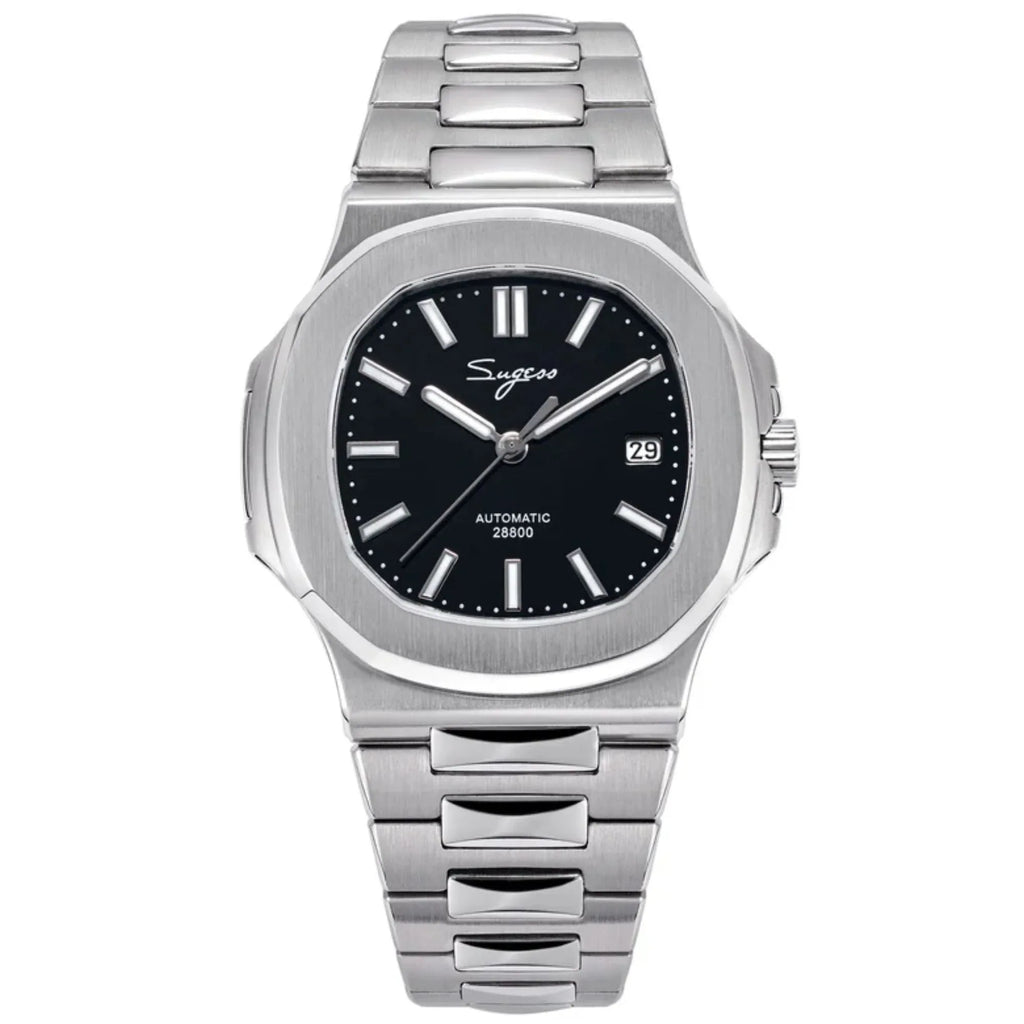 Heritage S466 PP Octagonal Day Display Black Dial Stainless-Steel Automatic - DREAM WATCHES