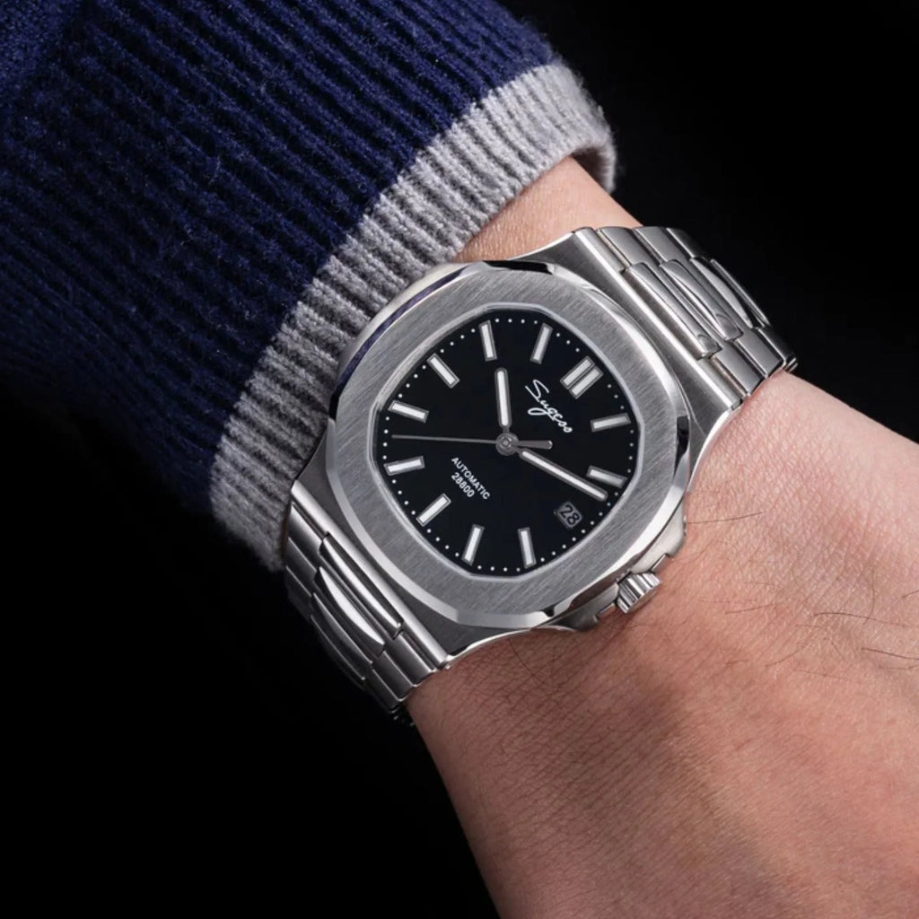Heritage S466 PP Octagonal Day Display Black Dial Stainless-Steel Automatic - DREAM WATCHES