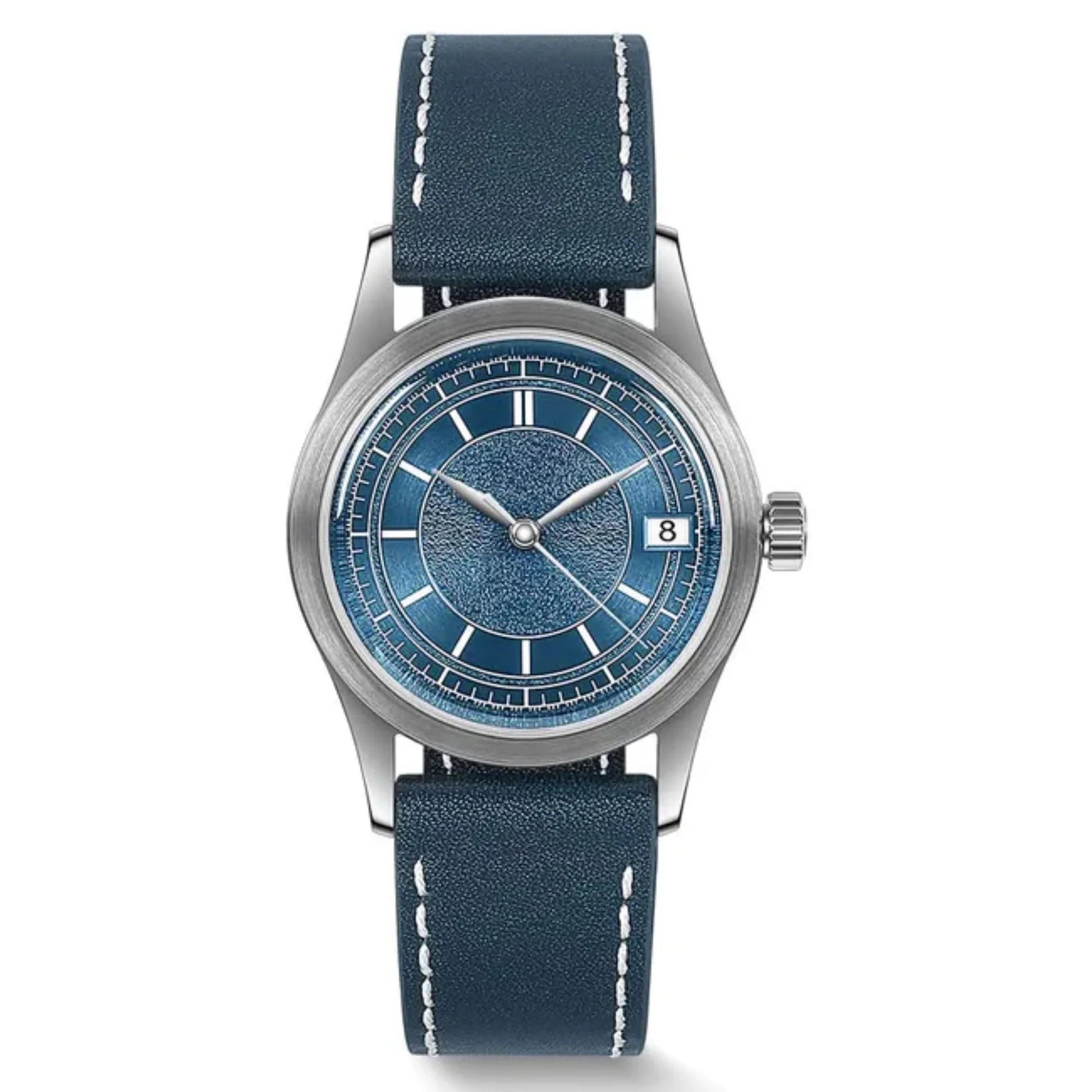 HOU - 80-Hour Power Reserve Vintage Automatic Watch | Blue - DREAM WATCHES