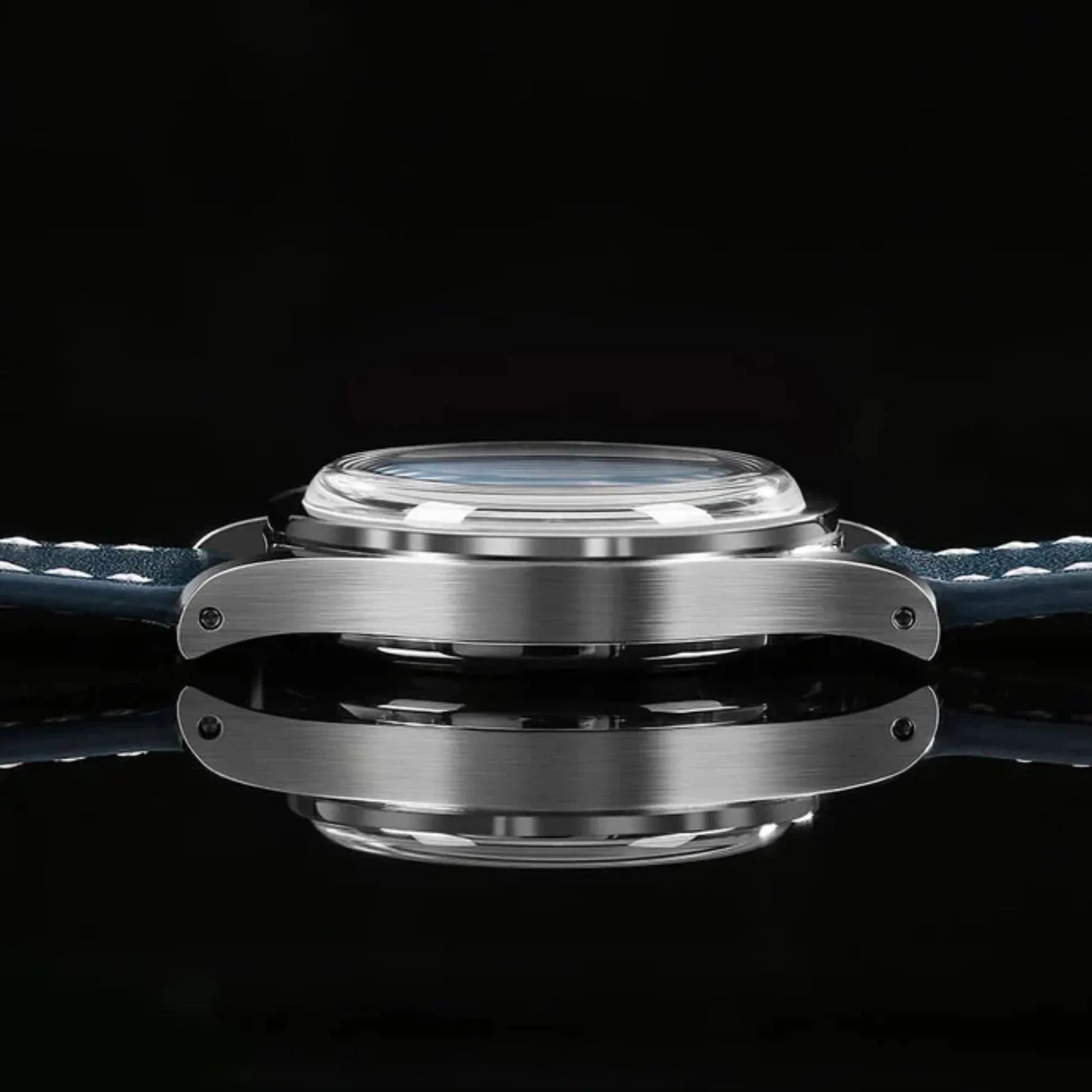 HOU - 80-Hour Power Reserve Vintage Automatic Watch | Blue - DREAM WATCHES