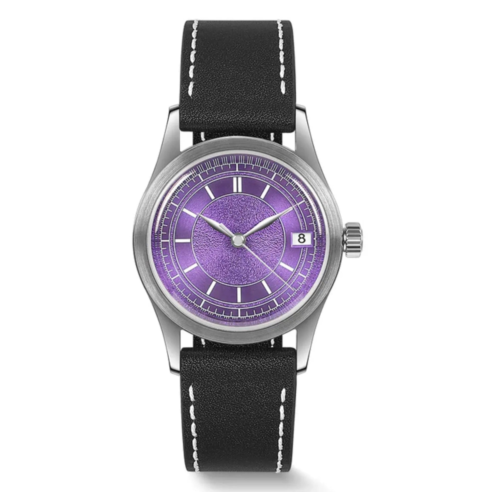 HOU - 80-Hour Power Reserve Vintage Automatic Watch | Purple - DREAM WATCHES