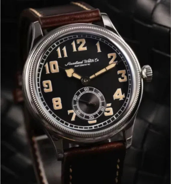 Hruodland F027 Watche Pilot Seagull ST1701 Movement Automatic Mechanical Wristwatch with sapphire Crystal - DREAM WATCHES
